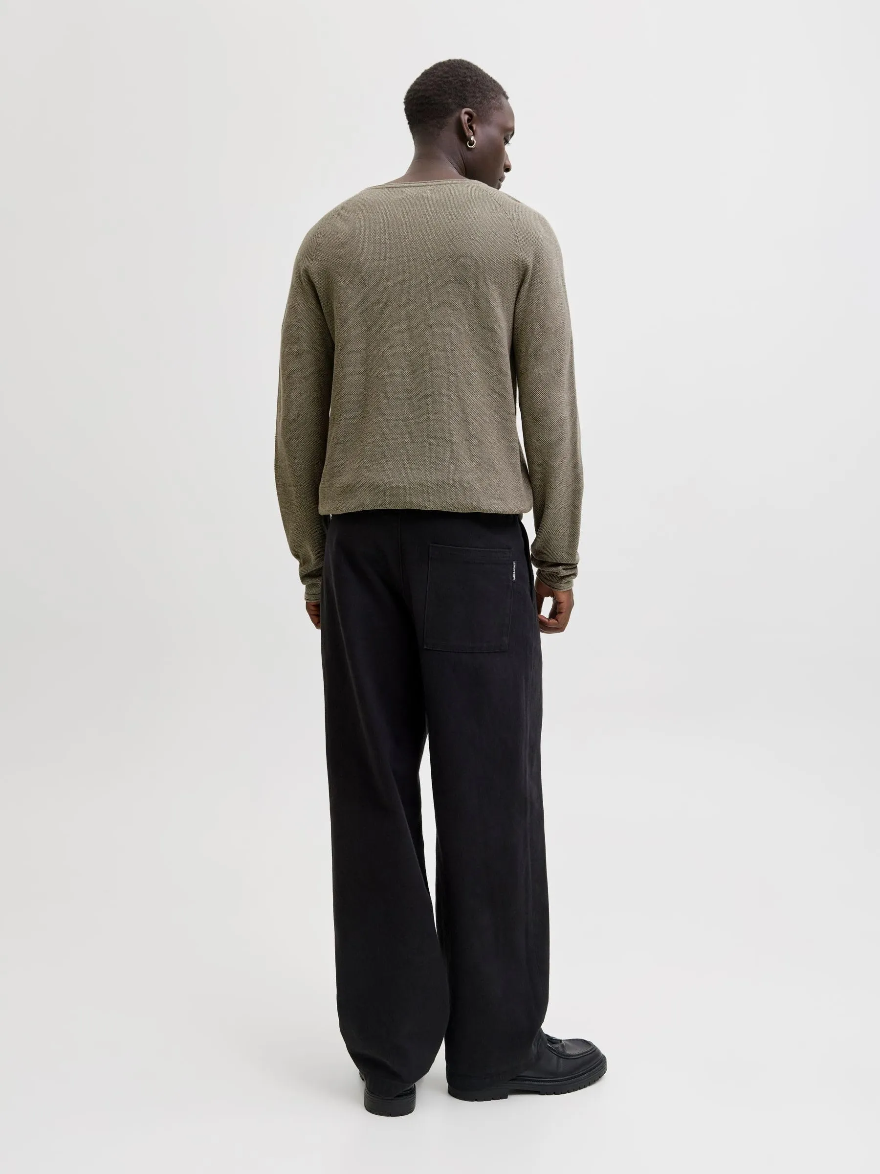 Jack & Jones Jjehill Knit Crew Neck Noos - Vetiver, S - immagine 4