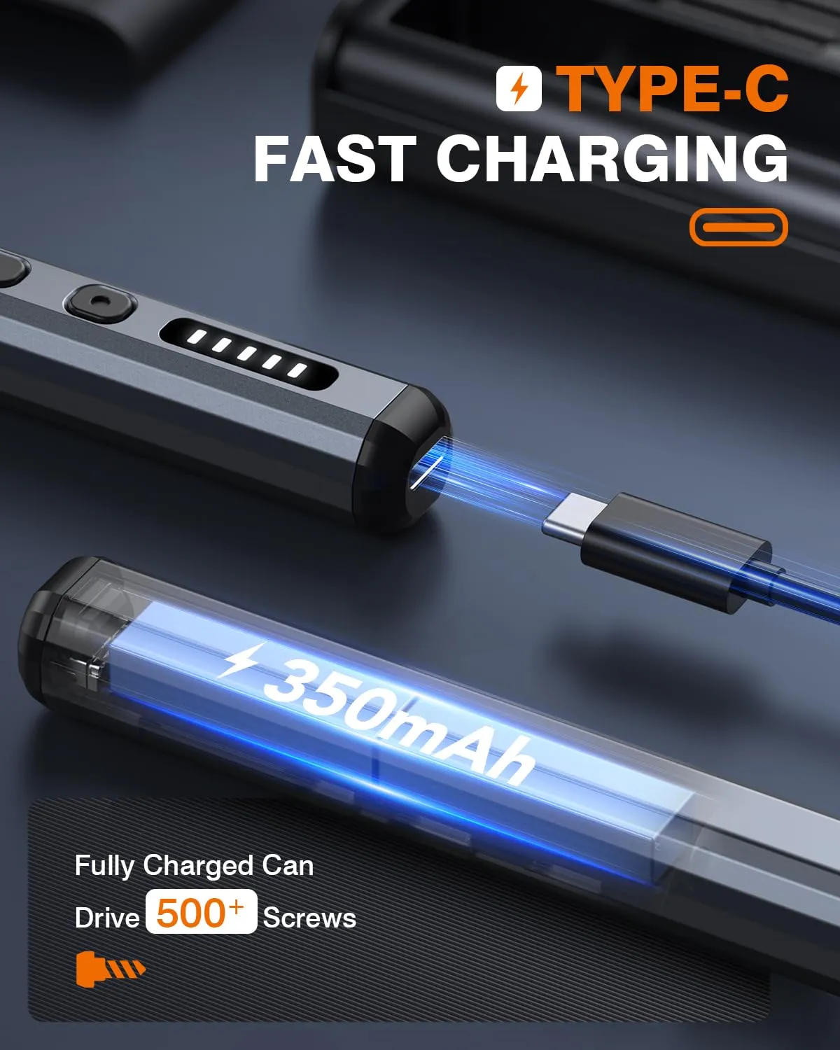 Jorest Mini Cacciavite Elettrico, Set di Cacciaviti di Precisione 38 in 1 per iPhone, Laptop, Droni, Console di Gioco, Fotocamere, Occhiali, Orologi, Giocattoli - immagine 6