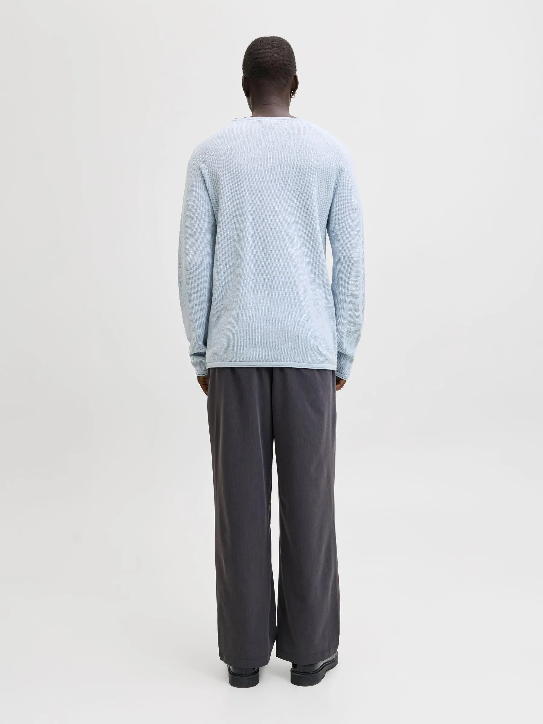 Jack & Jones Jjehill Knit Crew Neck Noos, Celestial Blue, S - immagine 4