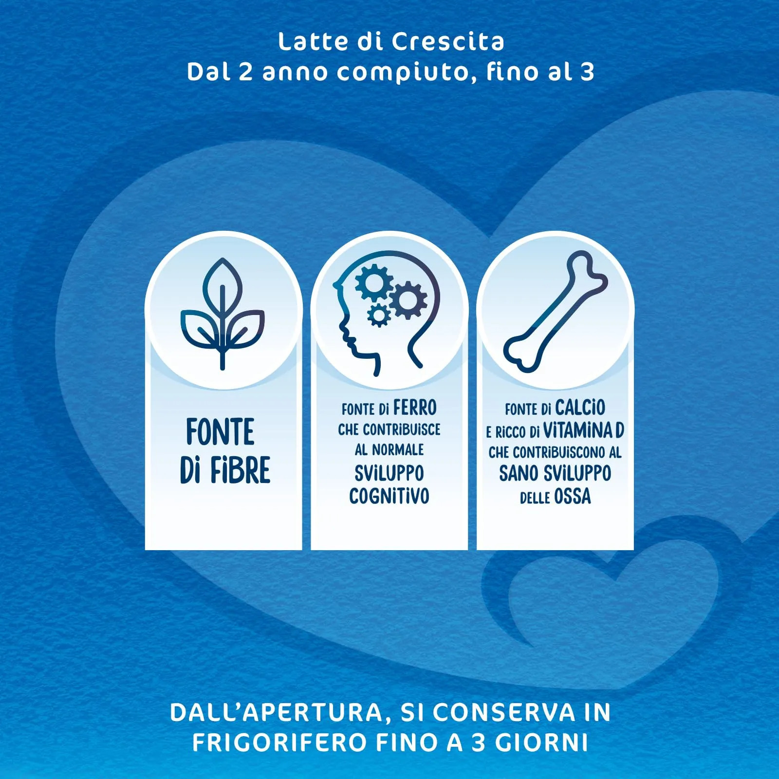 Mellin 4 Latte di Crescita Liquido per Bambini dal 2° al 3° anno, 6x1L - immagine 2