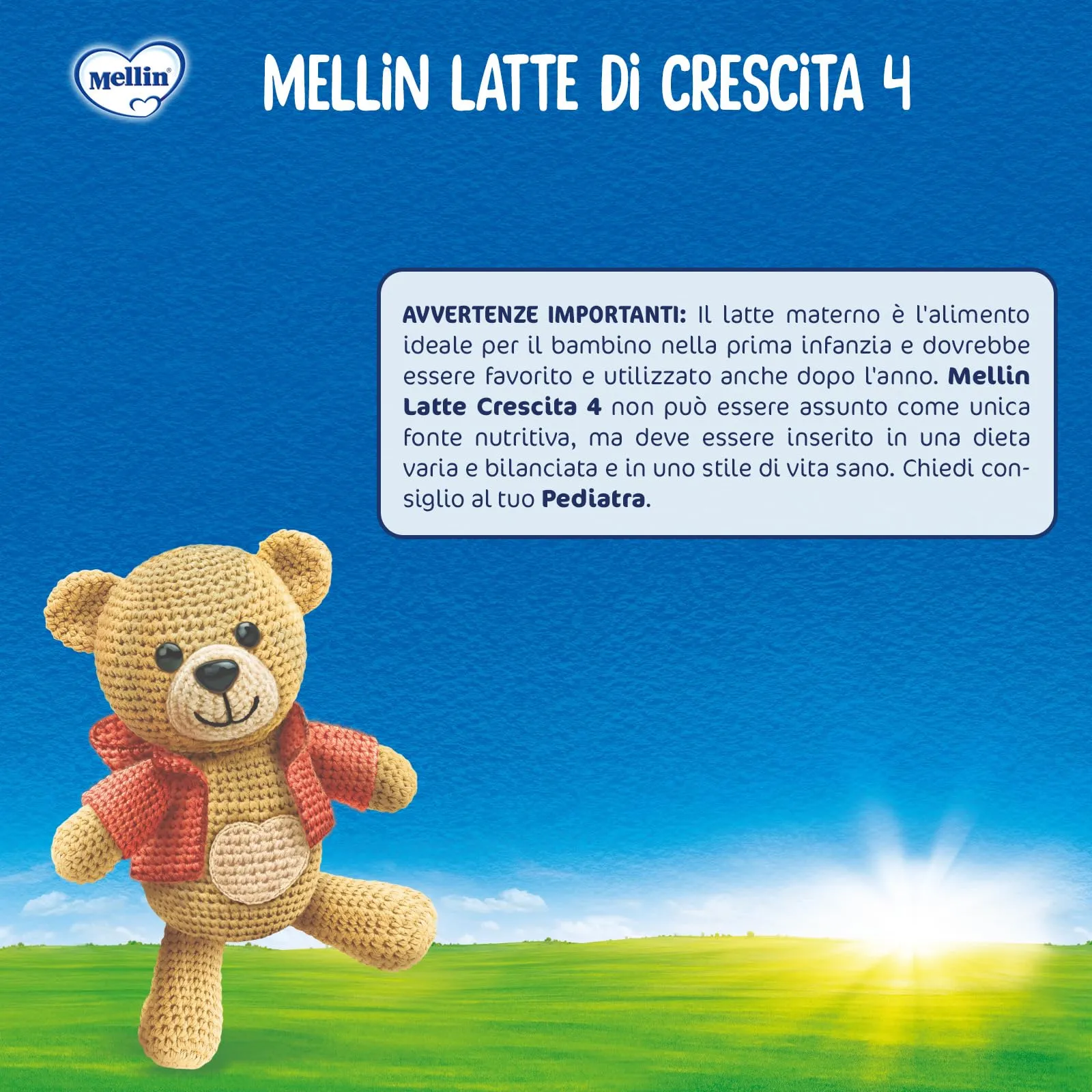 Mellin 4 Latte di Crescita Liquido per Bambini dal 2° al 3° anno, 6x1L - immagine 5