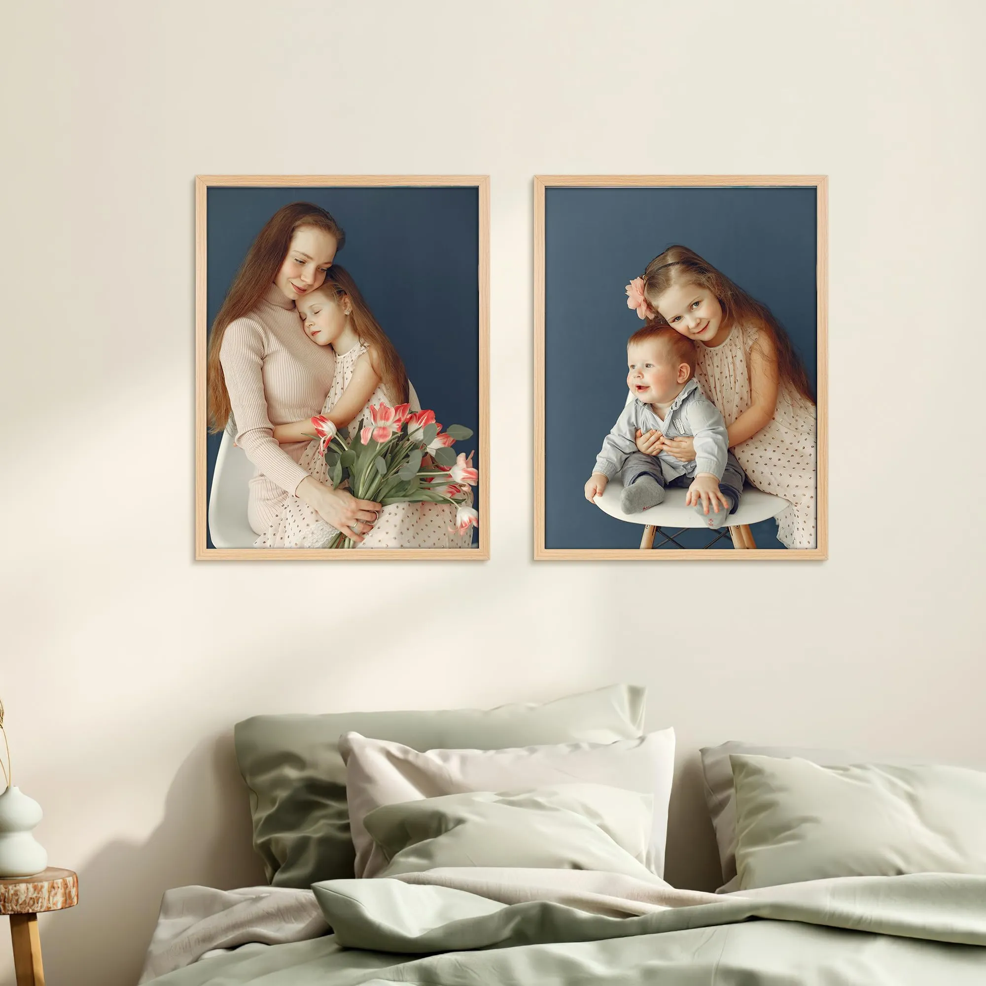 Giftgarden Cornice in PVC 30x40cm, Colore Legno Tonalità Giallastra, Set 1 - immagine 6