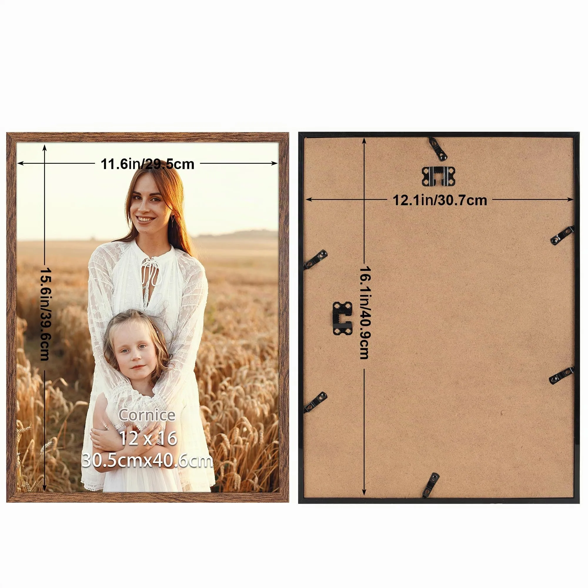 Giftgarden Cornice PVC Marrone 30x40 cm - immagine 2