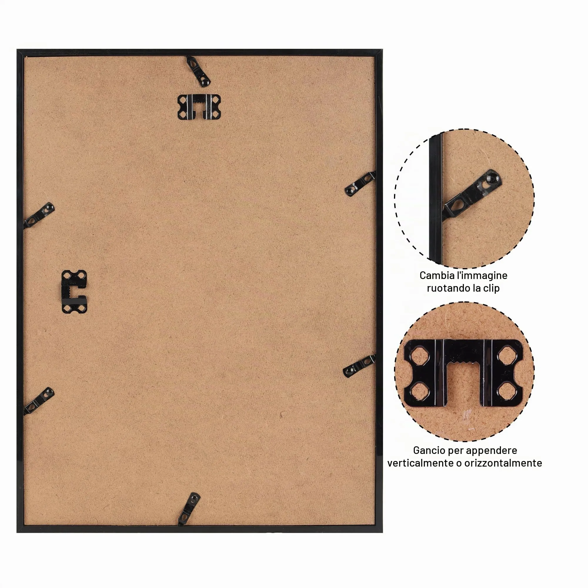 Giftgarden Cornice PVC Marrone 30x40 cm - immagine 6