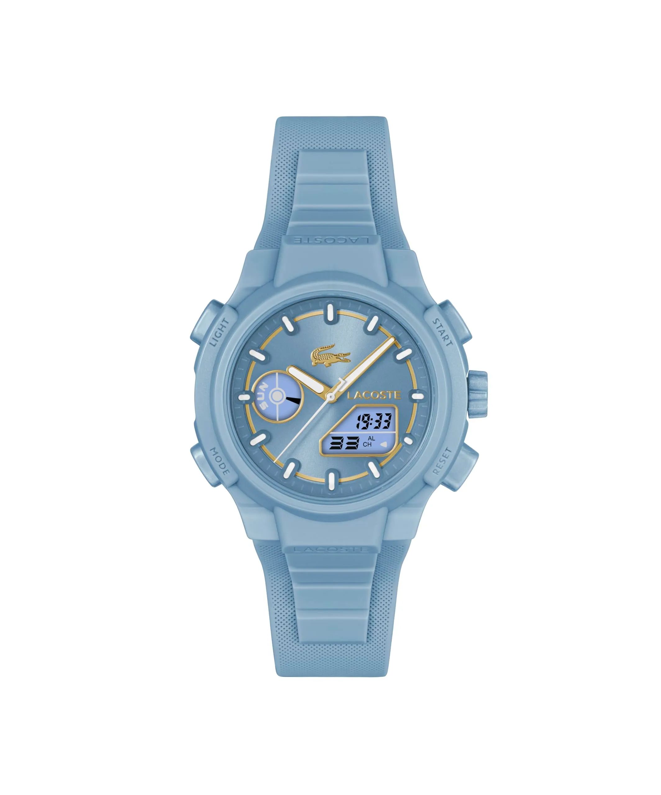 Lacoste LC33 Orologio Donna Analogico-Digitale, Cinturino in Silicone Blu, 2001431 - immagine 2