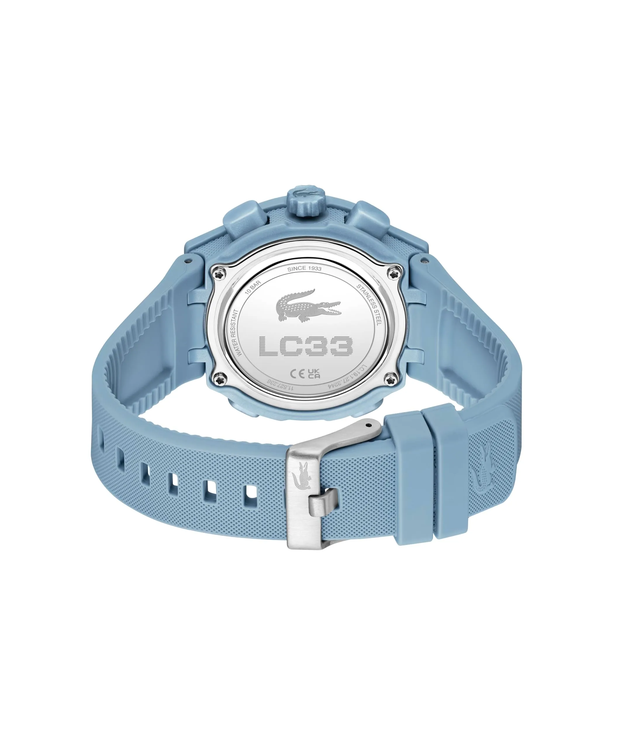 Lacoste LC33 Orologio Donna Analogico-Digitale, Cinturino in Silicone Blu, 2001431 - immagine 4