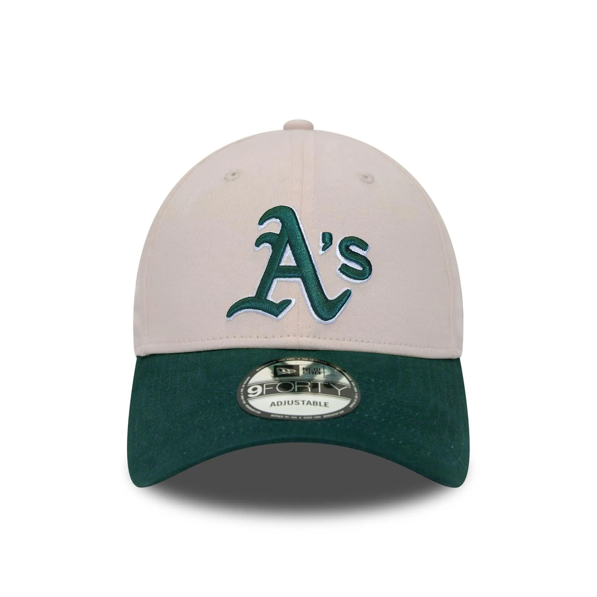 New Era Oakland Athletics 9Forty Visiera a Contrasto Cappello Regolabile Beige - immagine 2