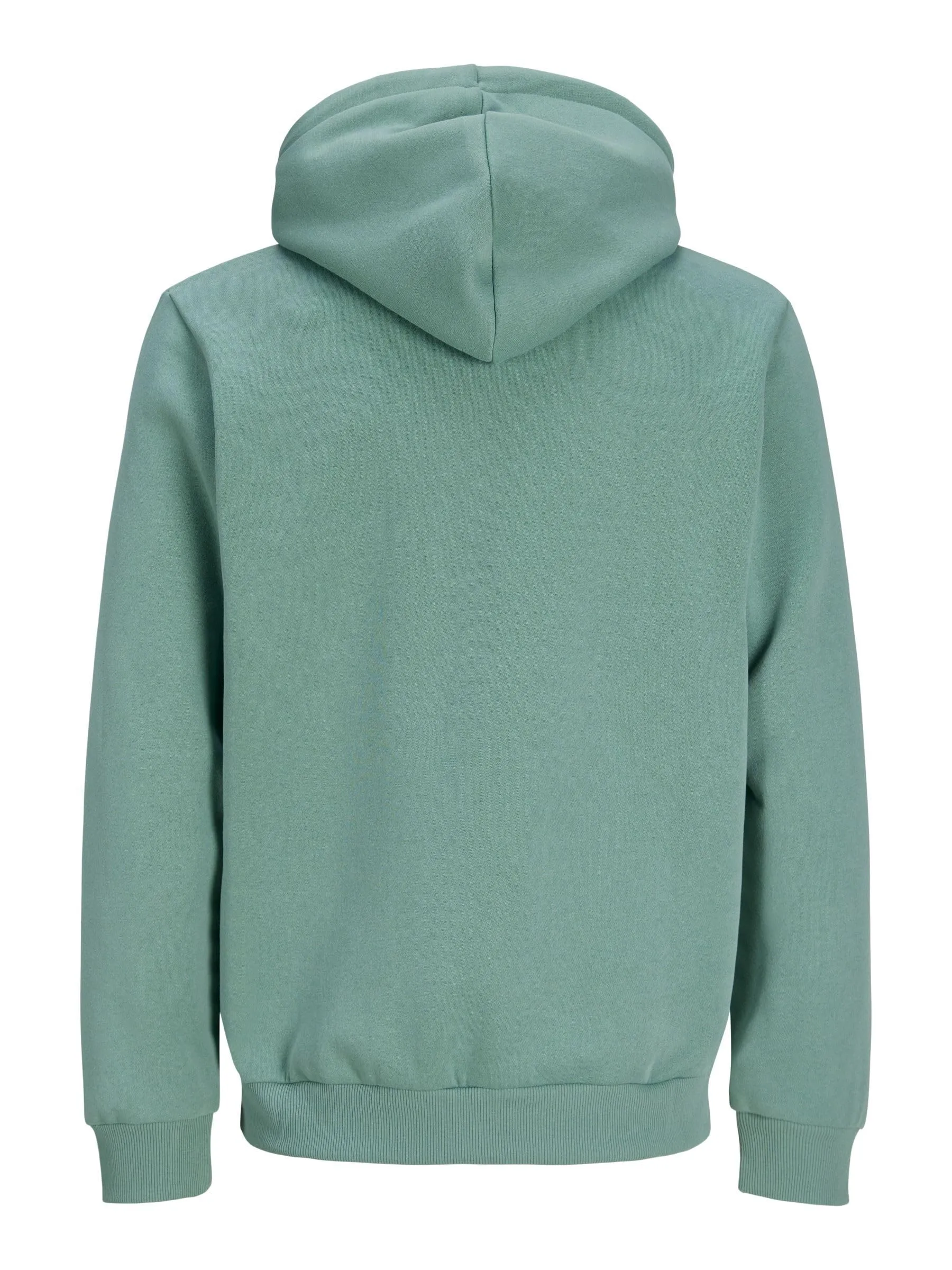 Jack & Jones Felpa con Cappuccio e Zip Turchese - M - immagine 4