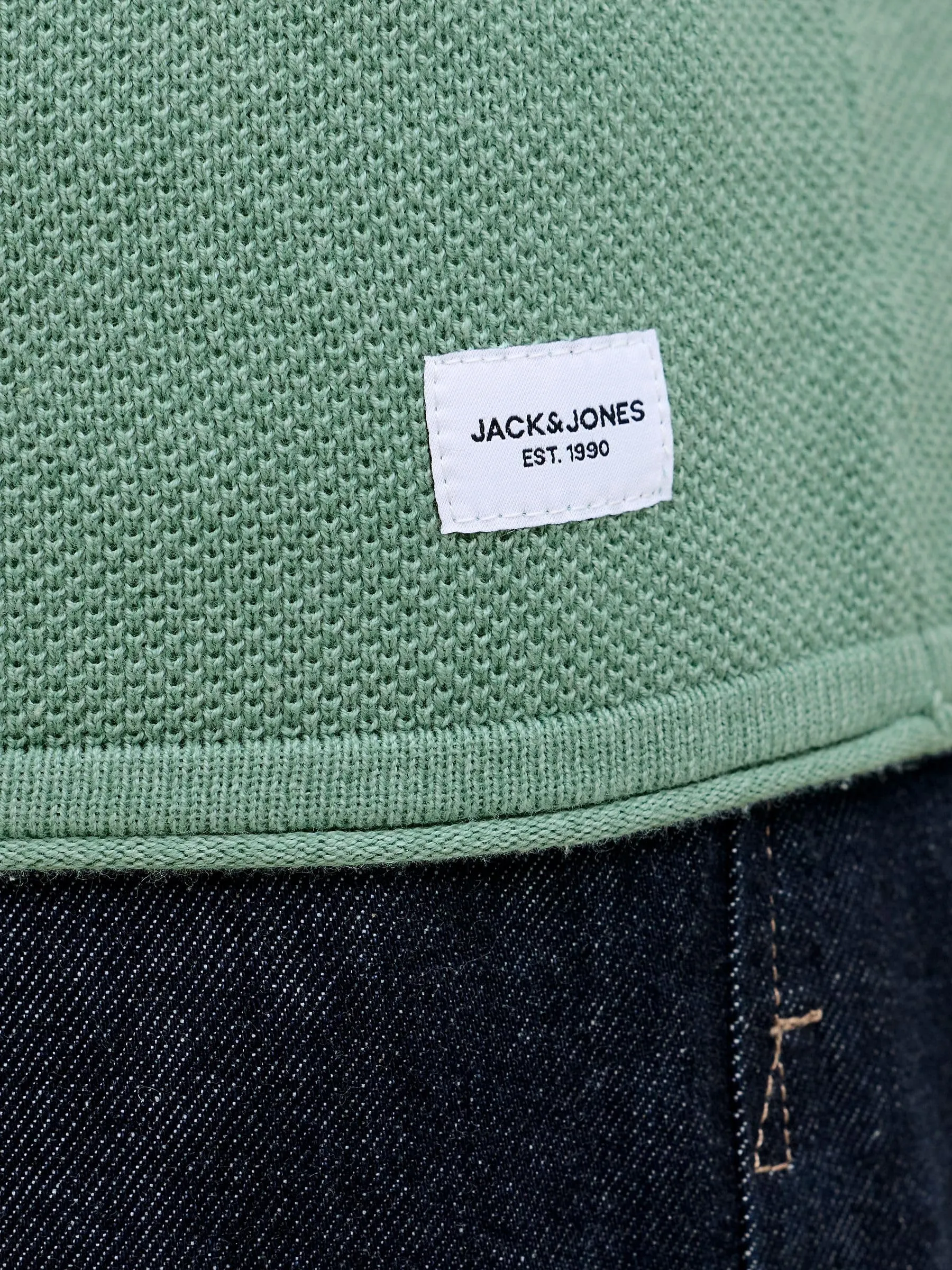 Jack & Jones Jjehill Knit Crew Neck Noos, Granite Green, S - immagine 7