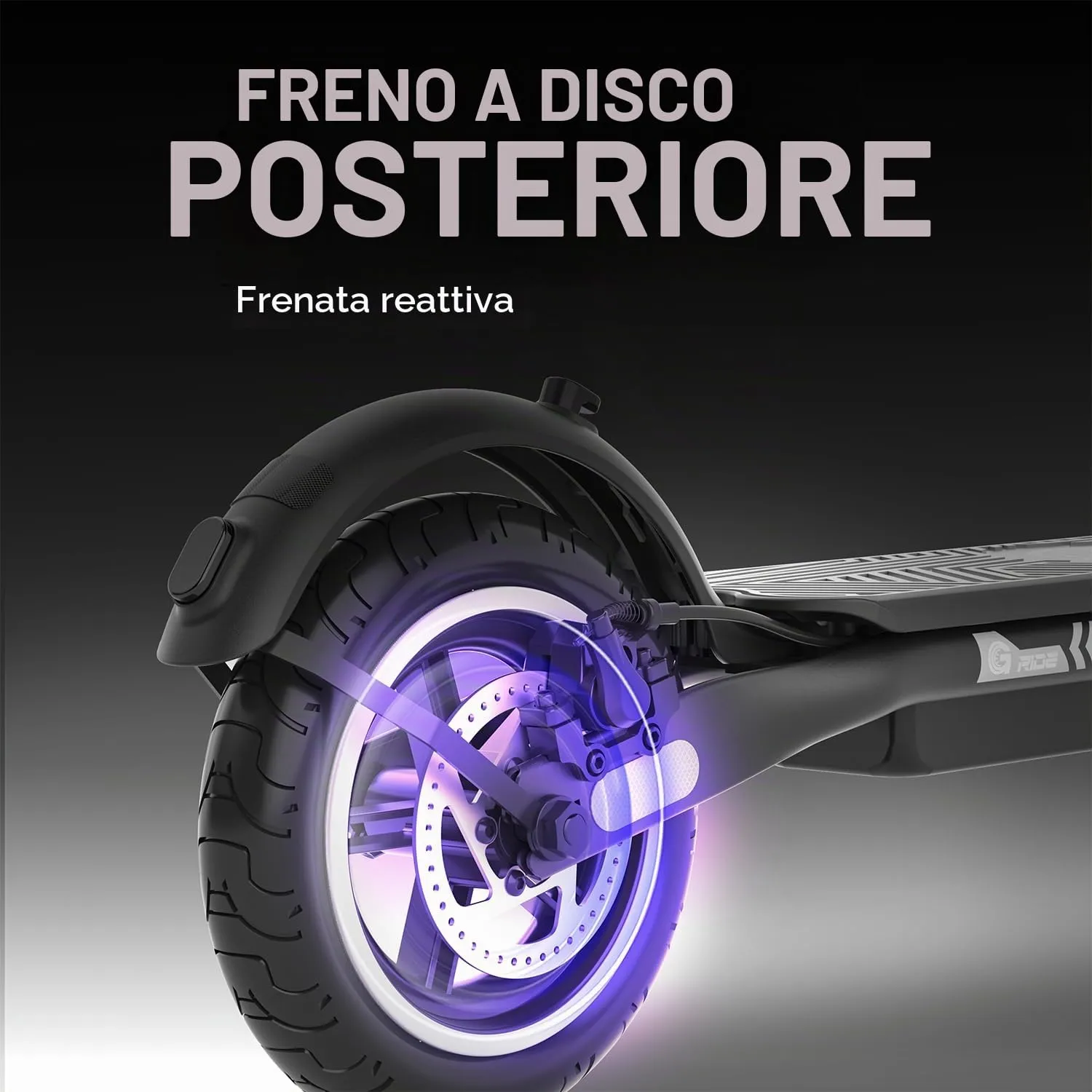 UrbanGlide Ride 85 Evo Electric Scooter, 250W, 20 km Range, 8.5" - immagine 7