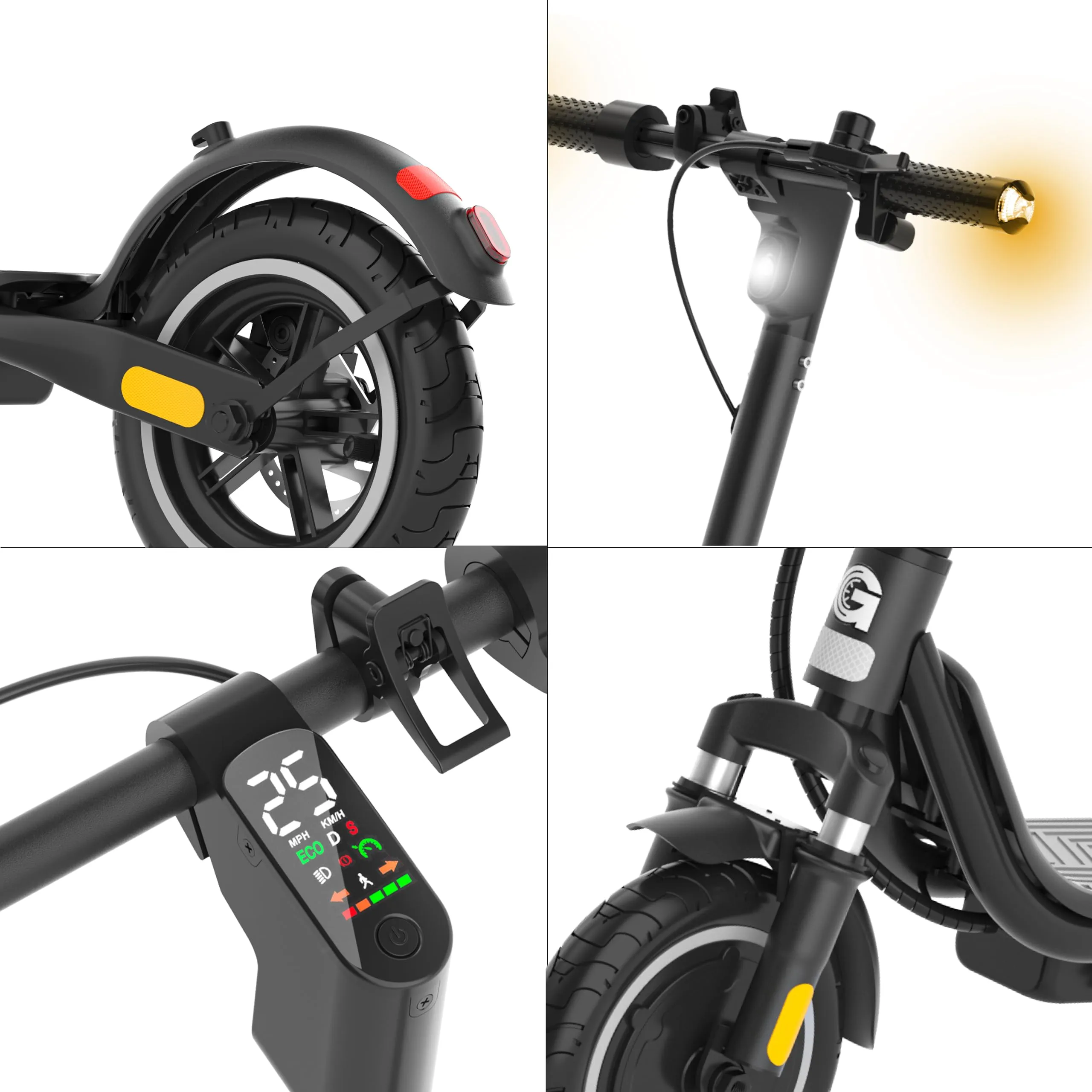 UrbanGlide Ride 85 Evo Electric Scooter, 250W, 20 km Range, 8.5" - immagine 8