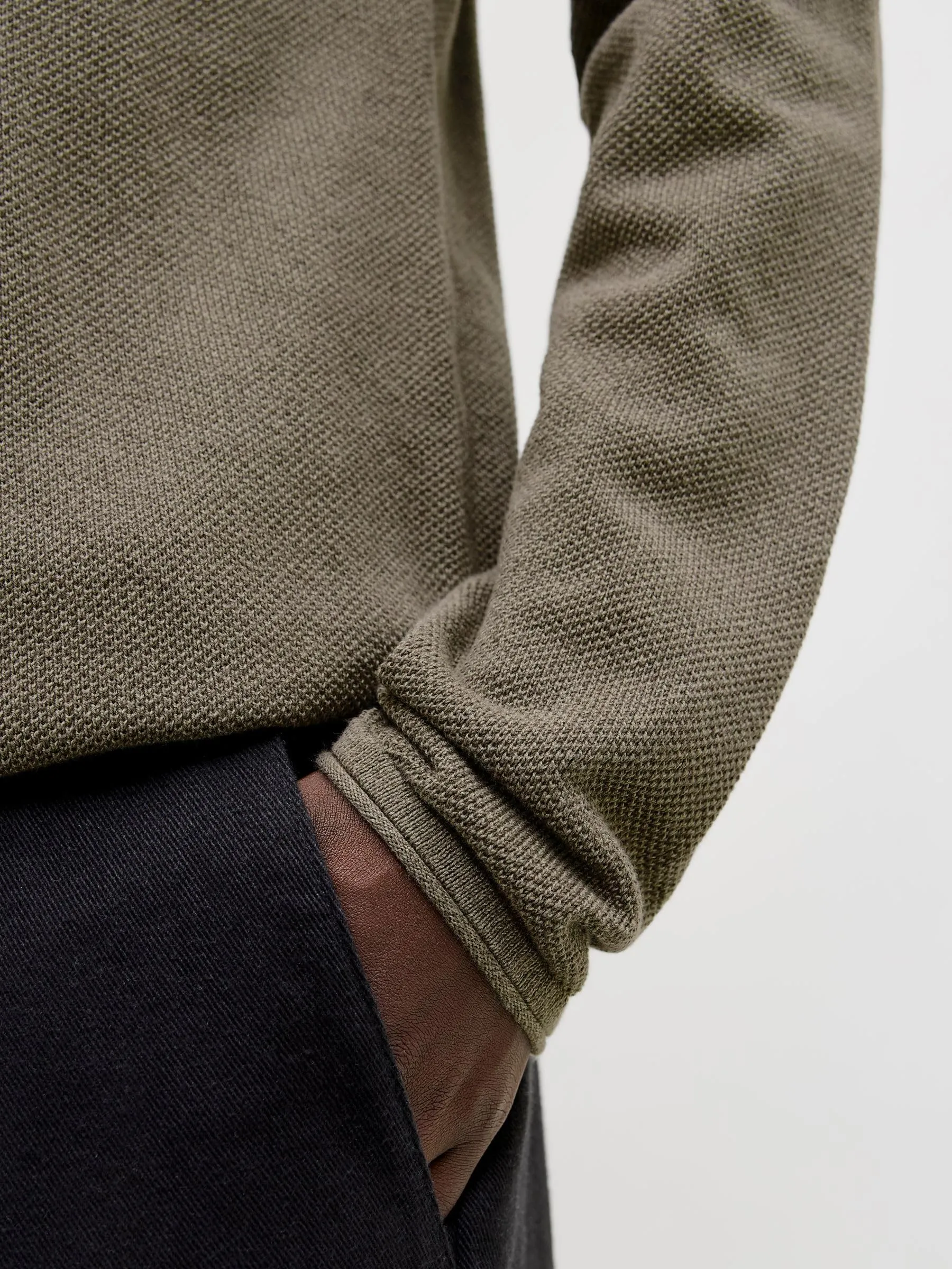 Jack & Jones Jjehill Knit Girocollo Noos - Vetiver - XL - immagine 5
