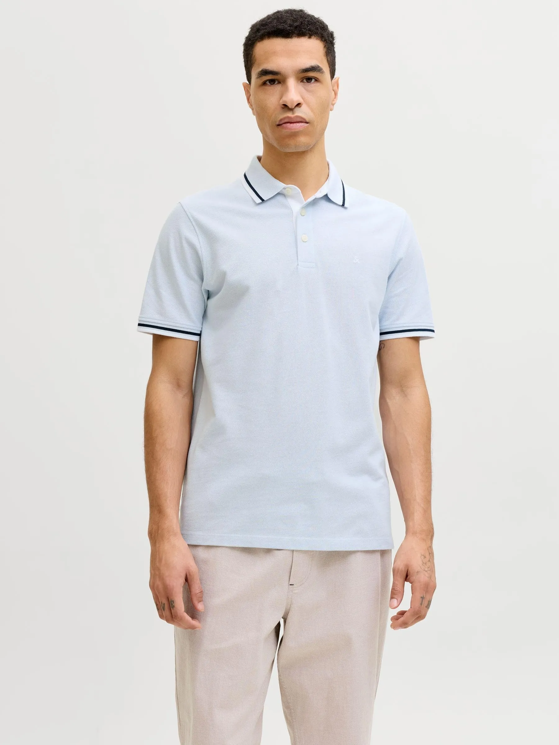 Jack & Jones Jjepaulos Polo S Noos, Celestial Blue, XXL - immagine 2