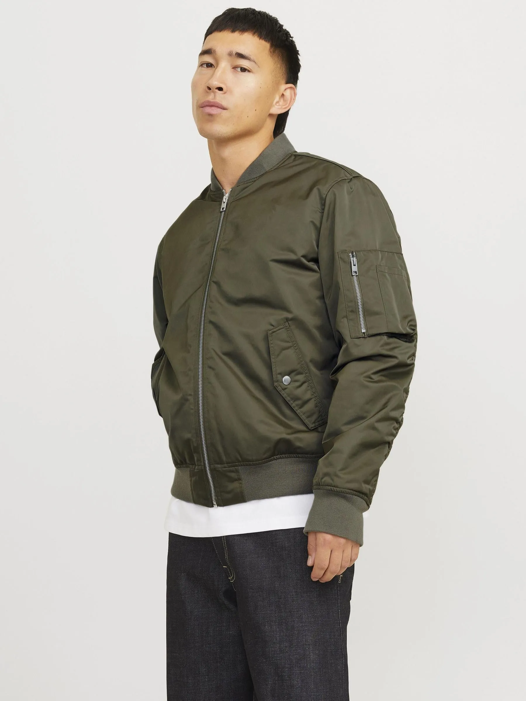 Jack & Jones Giubbotto Bomber - Dusty Olive - immagine 2