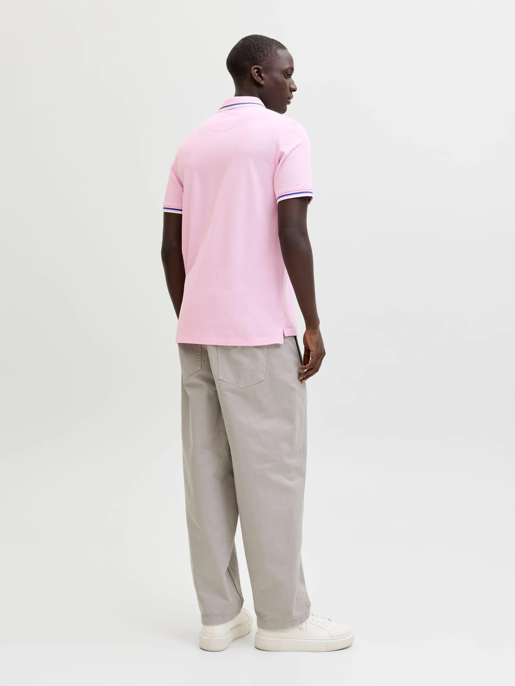 Jack & Jones Jjepaulos Polo S Noos, Prism Pink, S - immagine 6