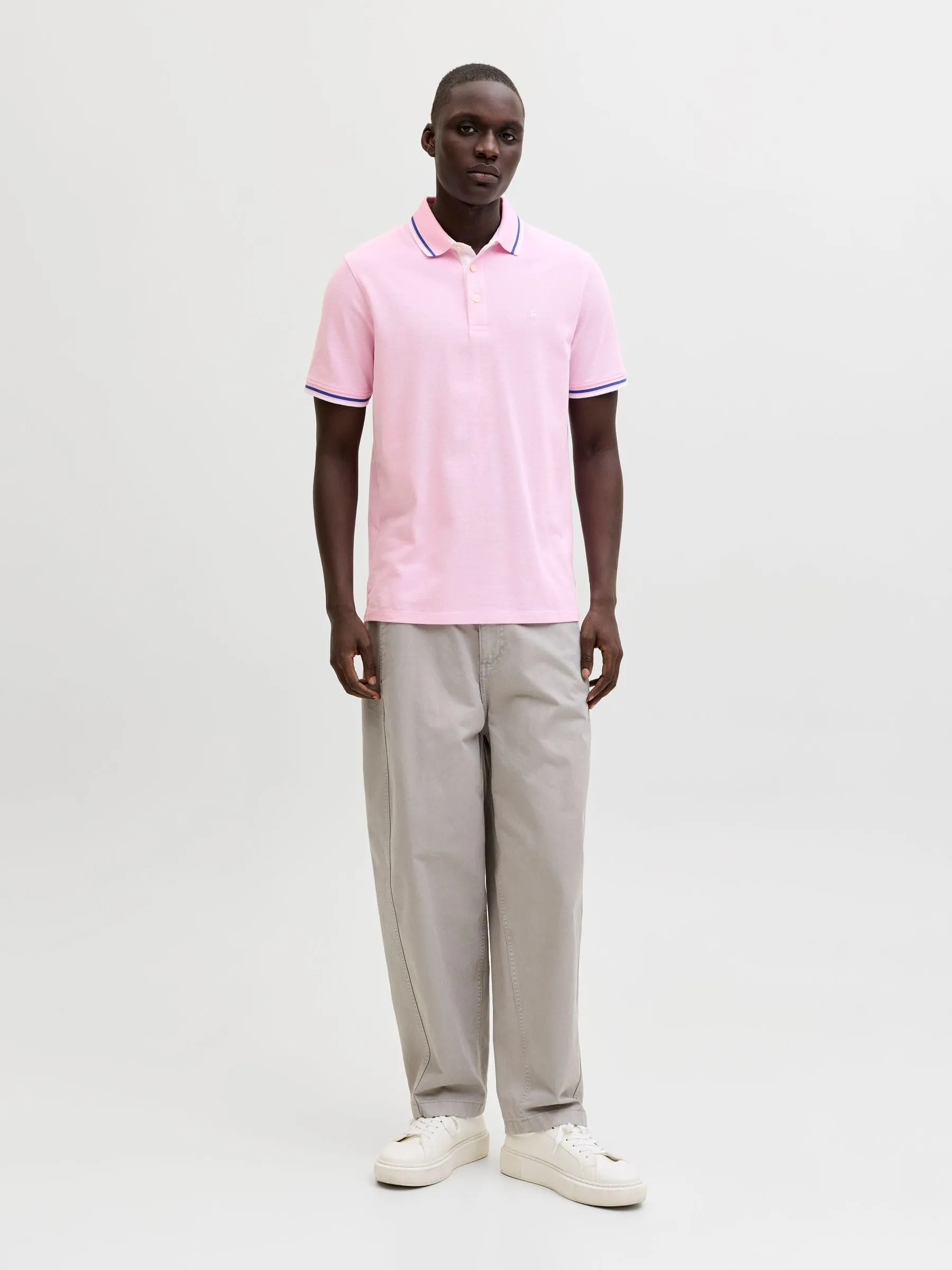 Jack & Jones Jjepaulos Polo S Noos, Prism Pink, S - immagine 7