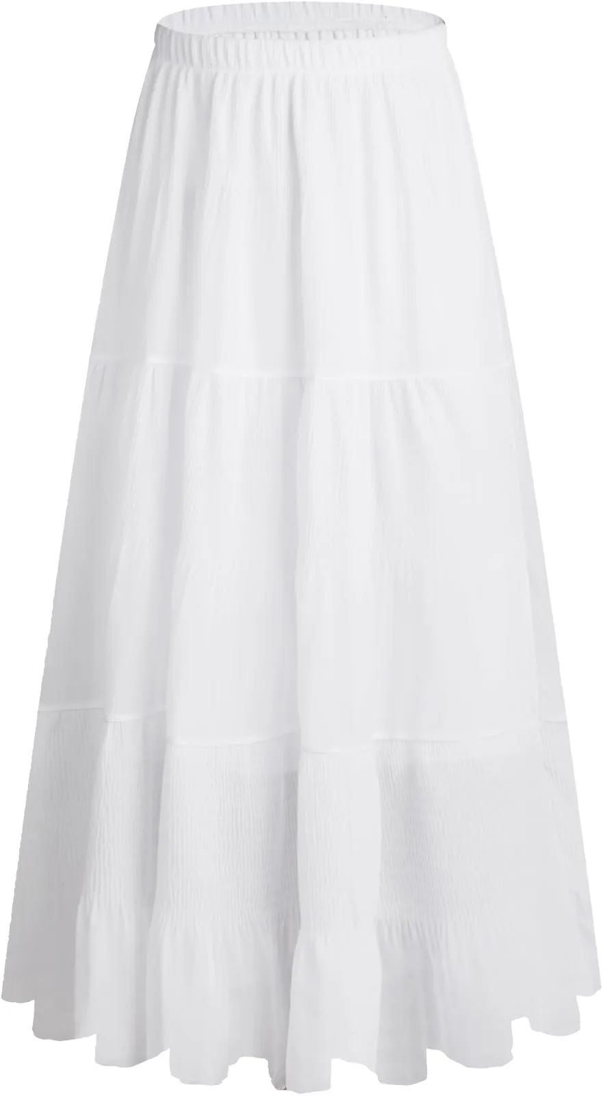 Genfien Gonna Lunga in Chiffon con Fodera da Donna - immagine 1