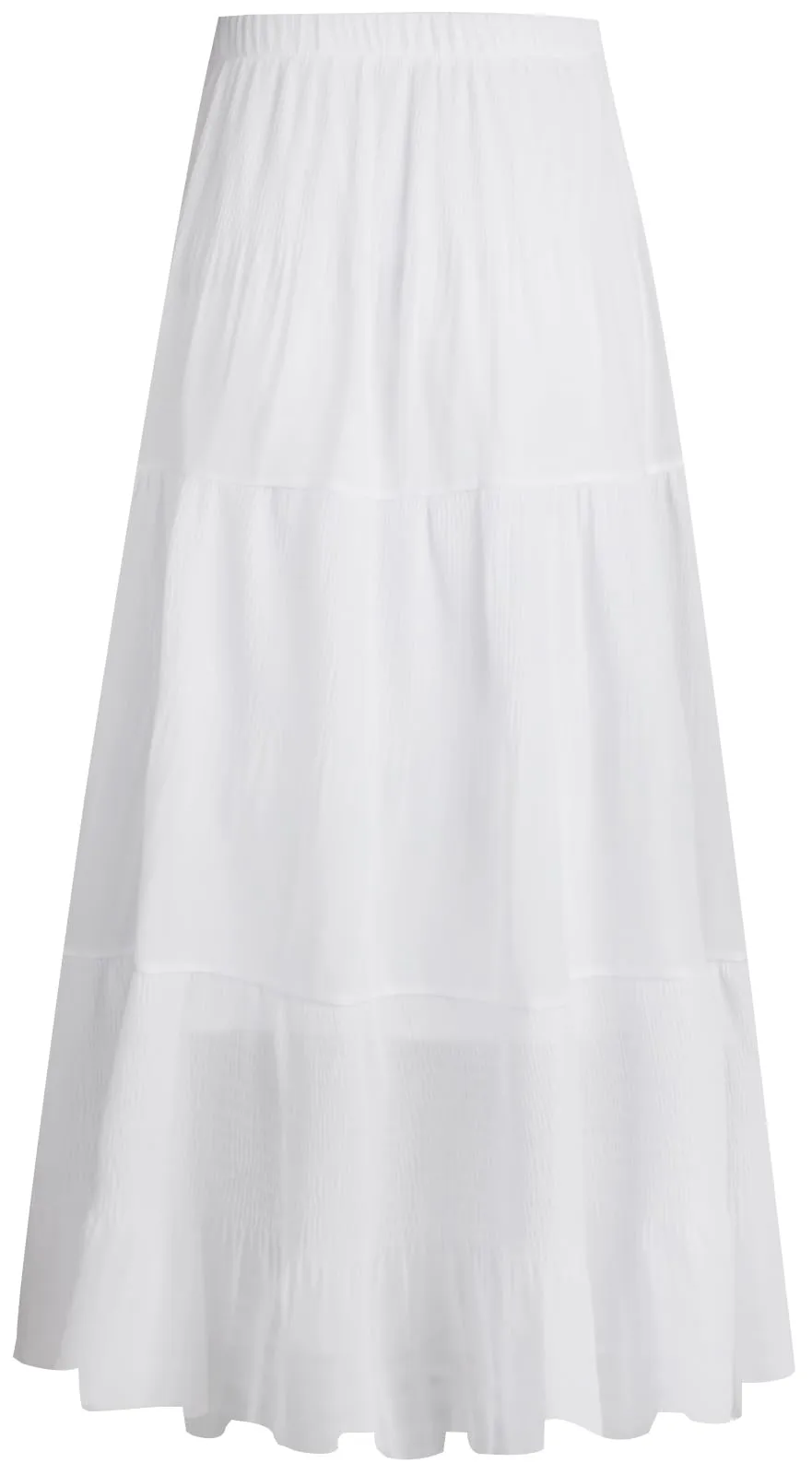 Genfien Gonna Lunga in Chiffon con Fodera da Donna - immagine 4