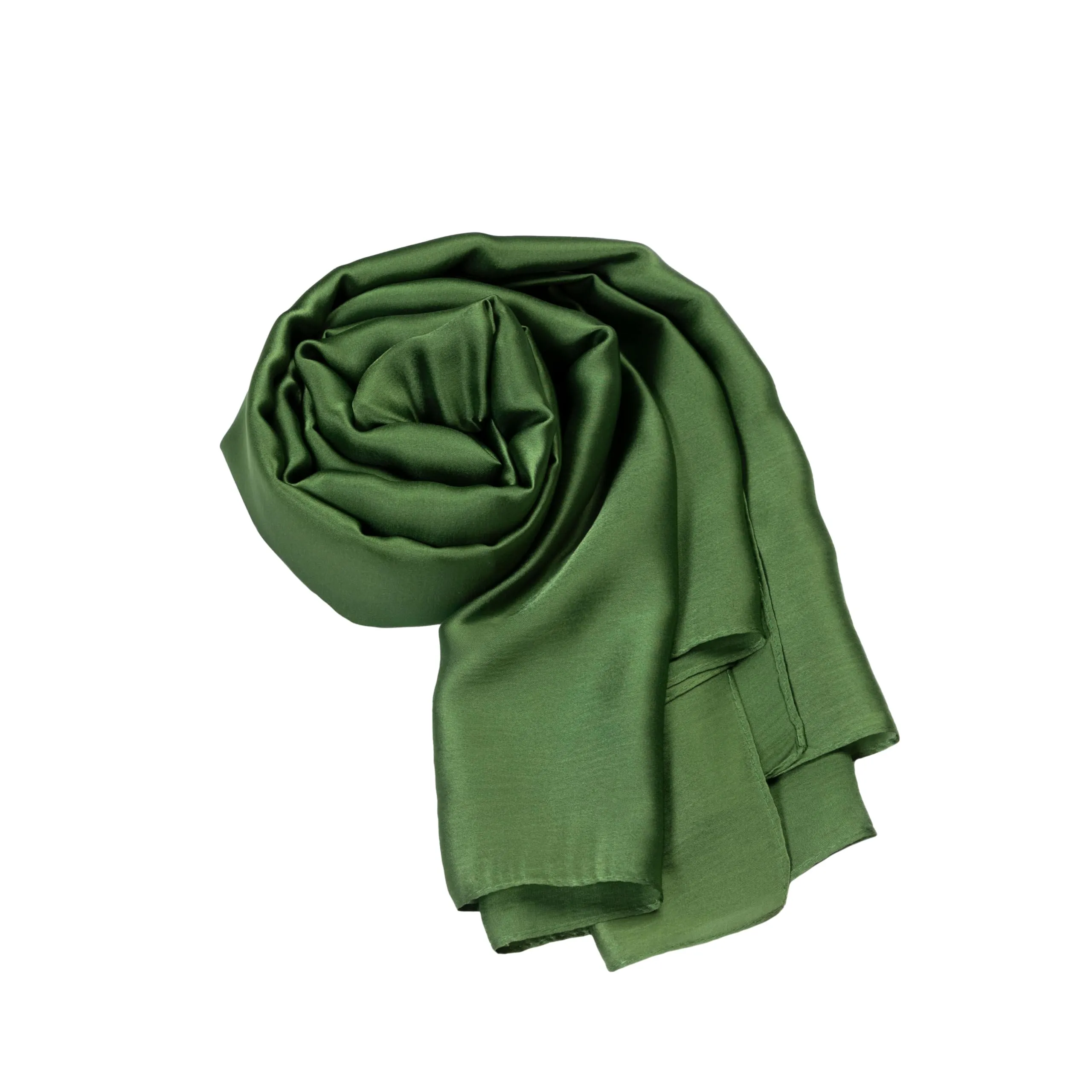 MAPIMANIA Stola Donna in Misto Seta 180x90 cm, Verde - immagine 1
