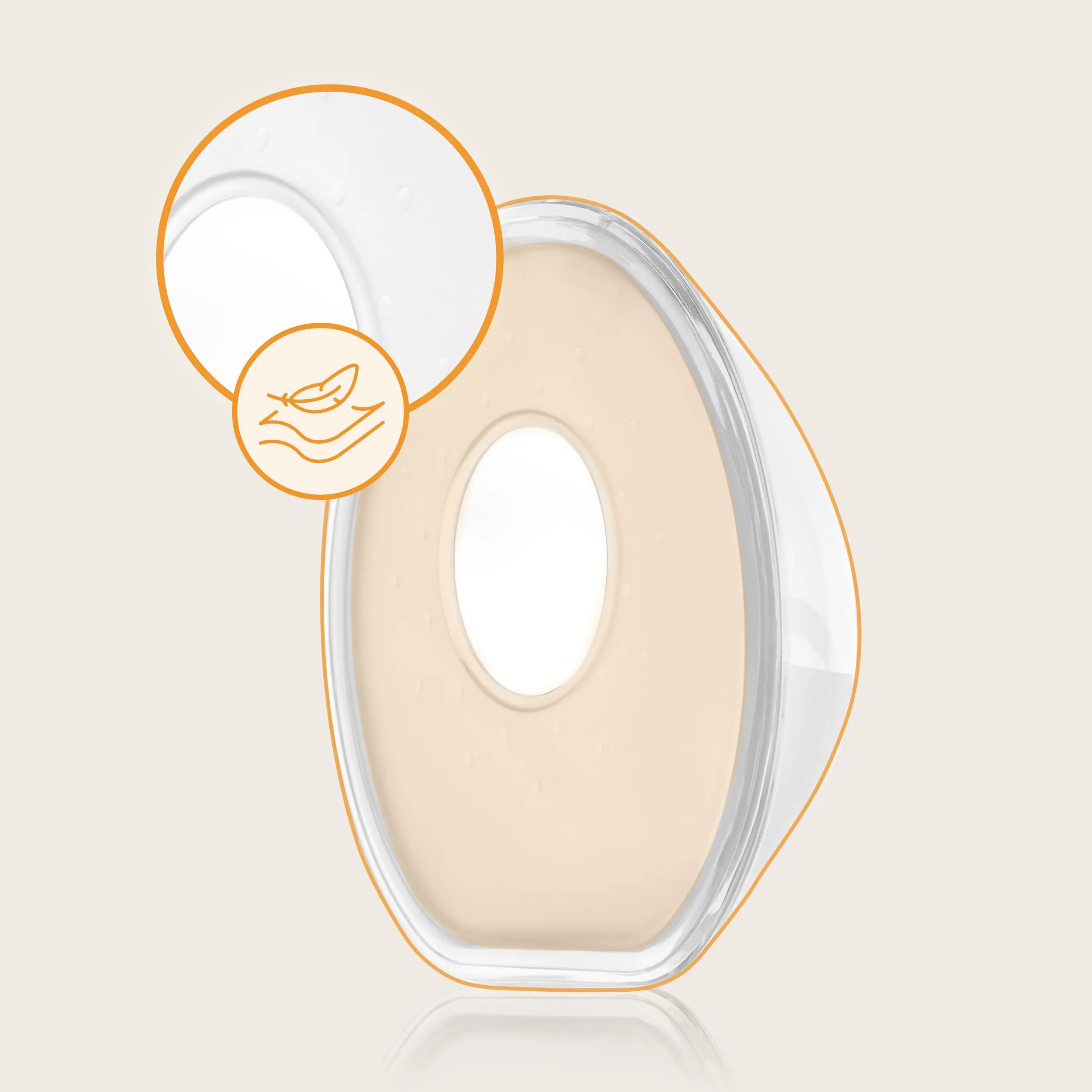 Lionelo Milky Simple Raccoglilatte in Silicone BPA Free, 2 Pezzi - immagine 4