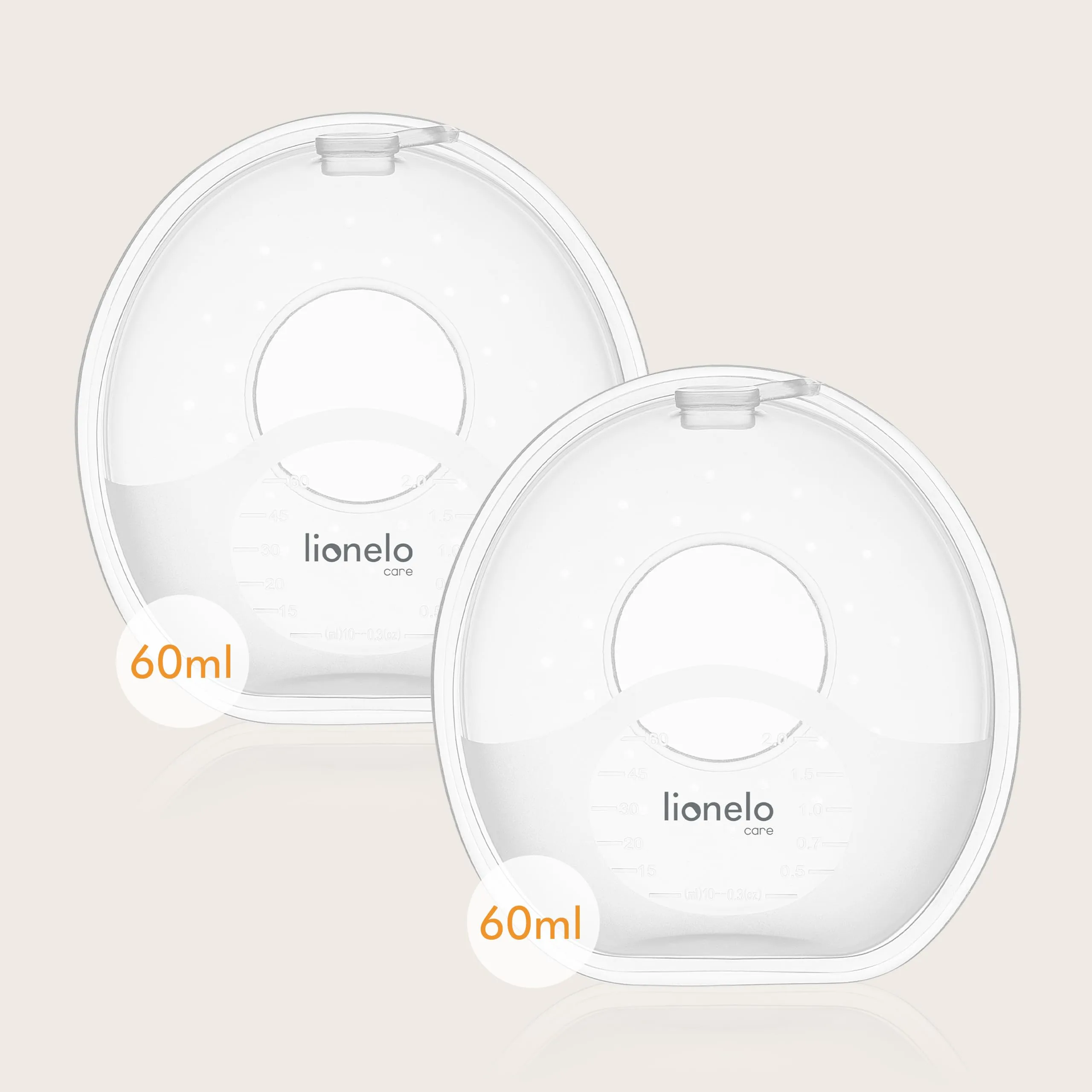 Lionelo Milky Simple Raccoglilatte in Silicone BPA Free, 2 Pezzi - immagine 5