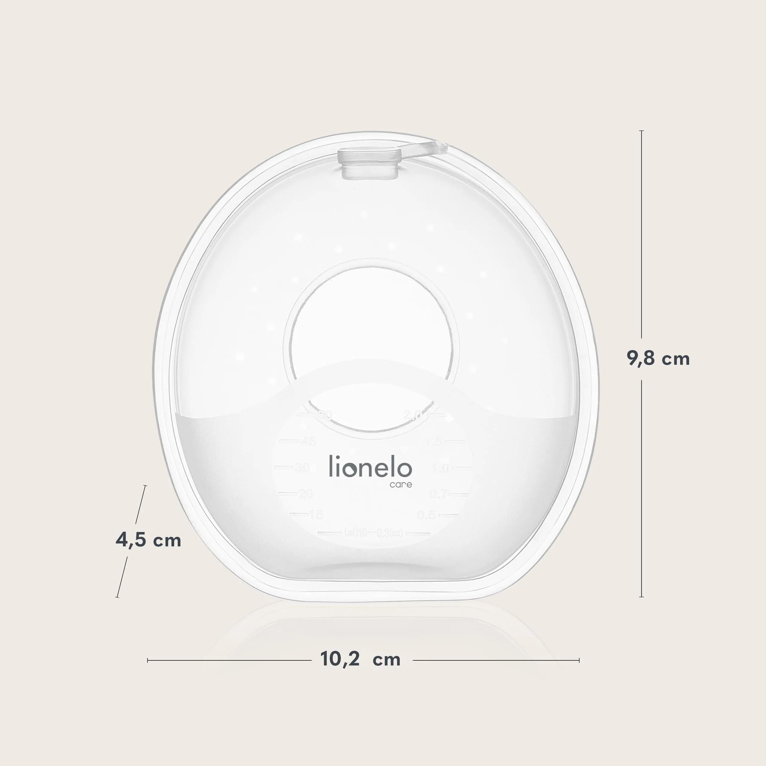 Lionelo Milky Simple Raccoglilatte in Silicone BPA Free, 2 Pezzi - immagine 9