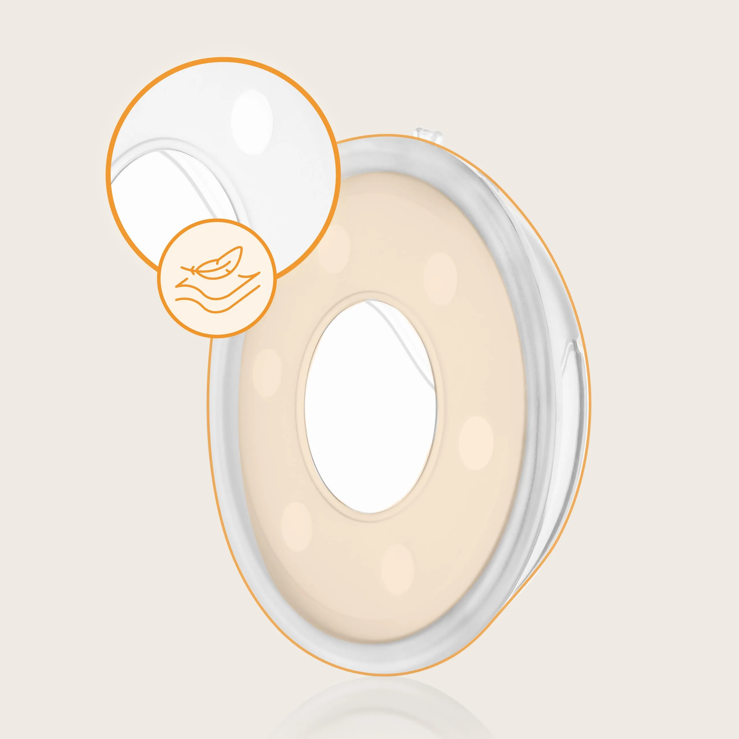 Lionelo Milky Plus Raccoglilatte in Silicone Senza BPA, 2 Pezzi con Custodia - immagine 4
