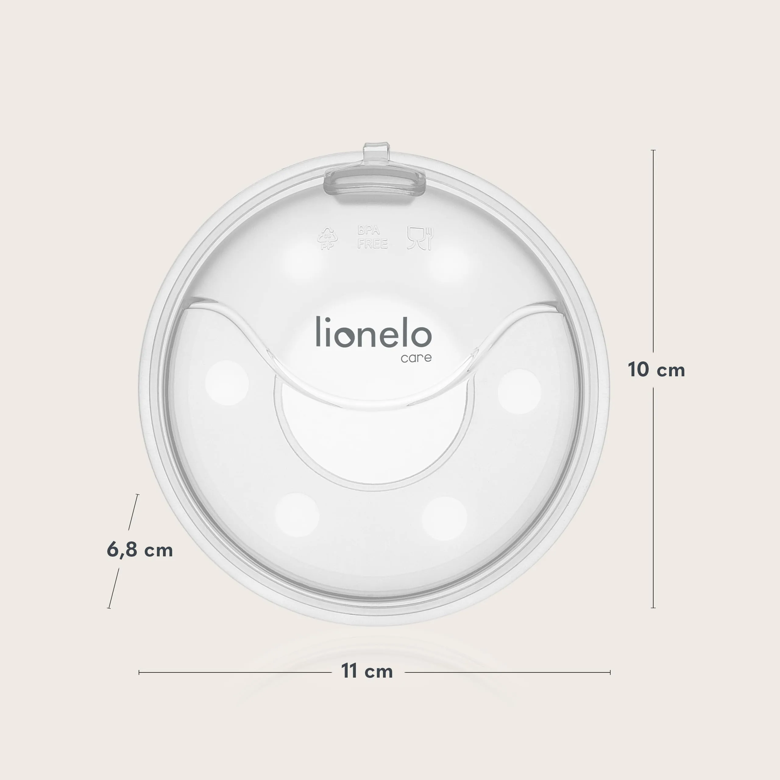 Lionelo Milky Plus Raccoglilatte in Silicone Senza BPA, 2 Pezzi con Custodia - immagine 9