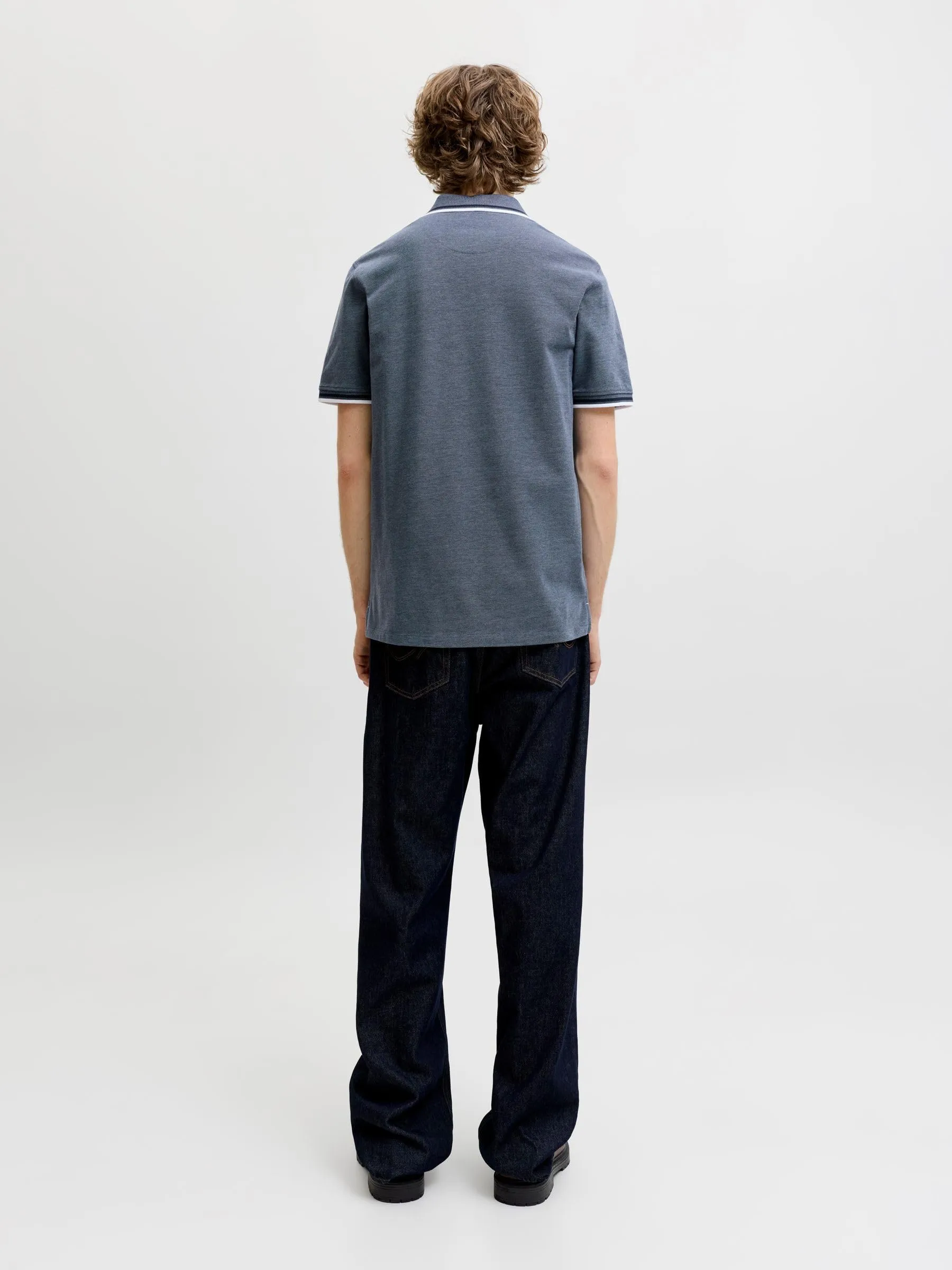 Jack & Jones Jjepaulos Polo S Noos, Miraggio Blu, L - immagine 3