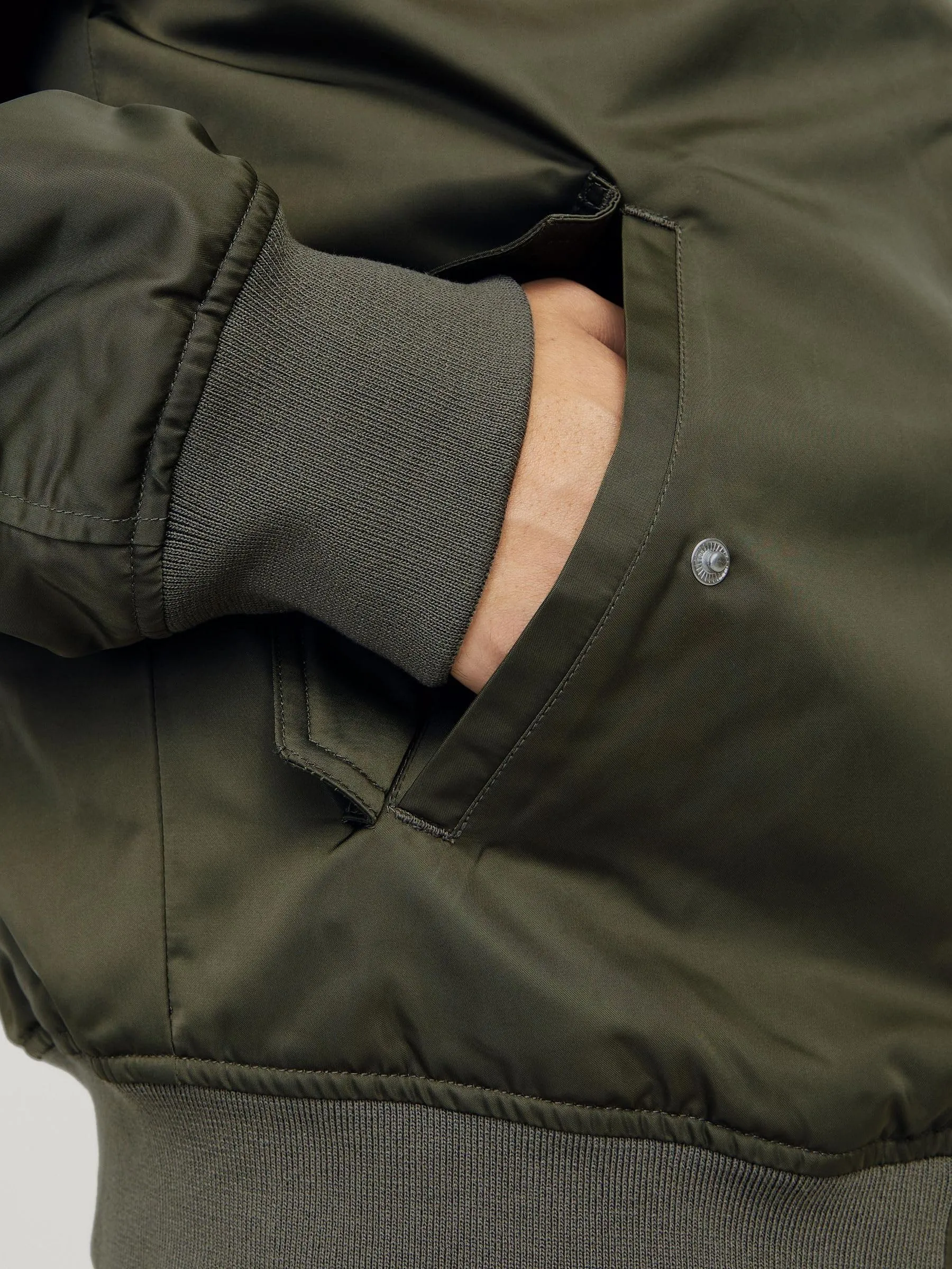 Jack & Jones Giubbotto Bomber - Dusty Olive - immagine 6