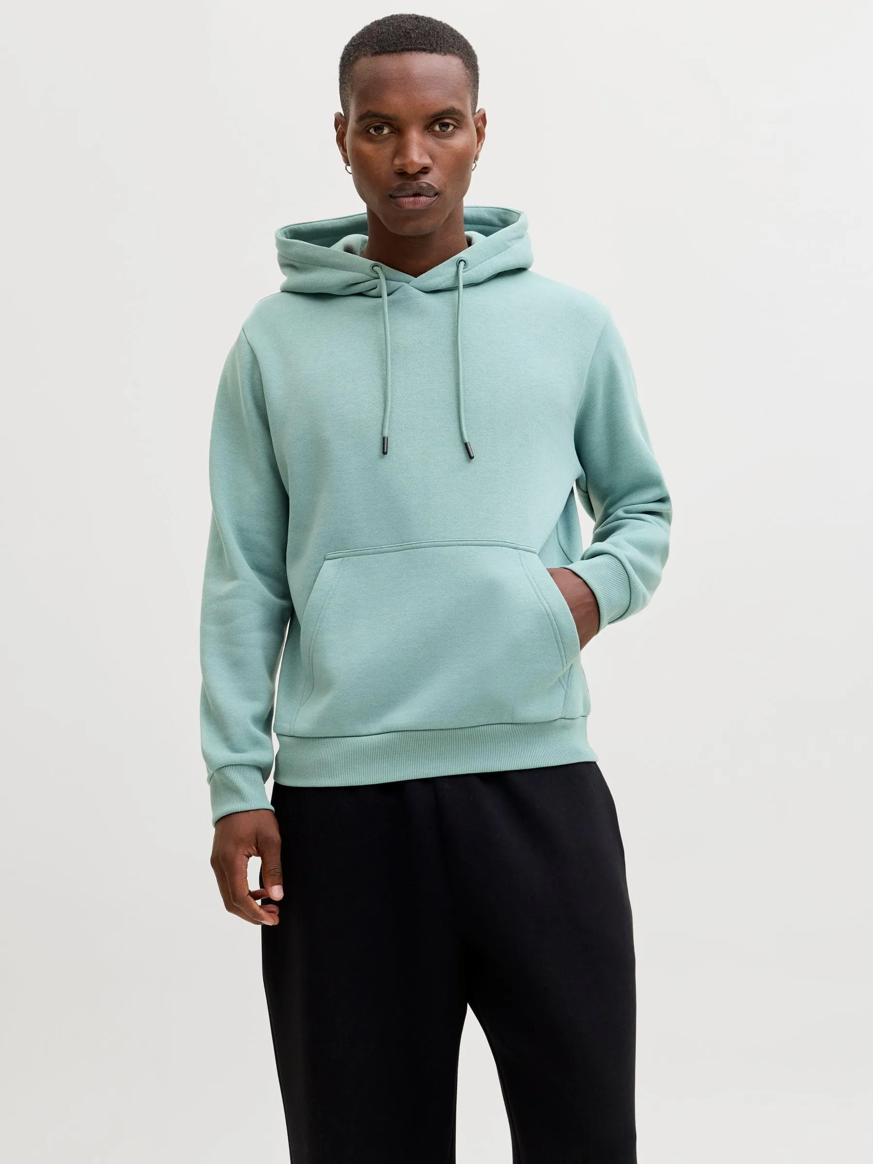 Jack & Jones Jjebradley Felpa con Cappuccio Noos, Blu Minerale, M - immagine 2