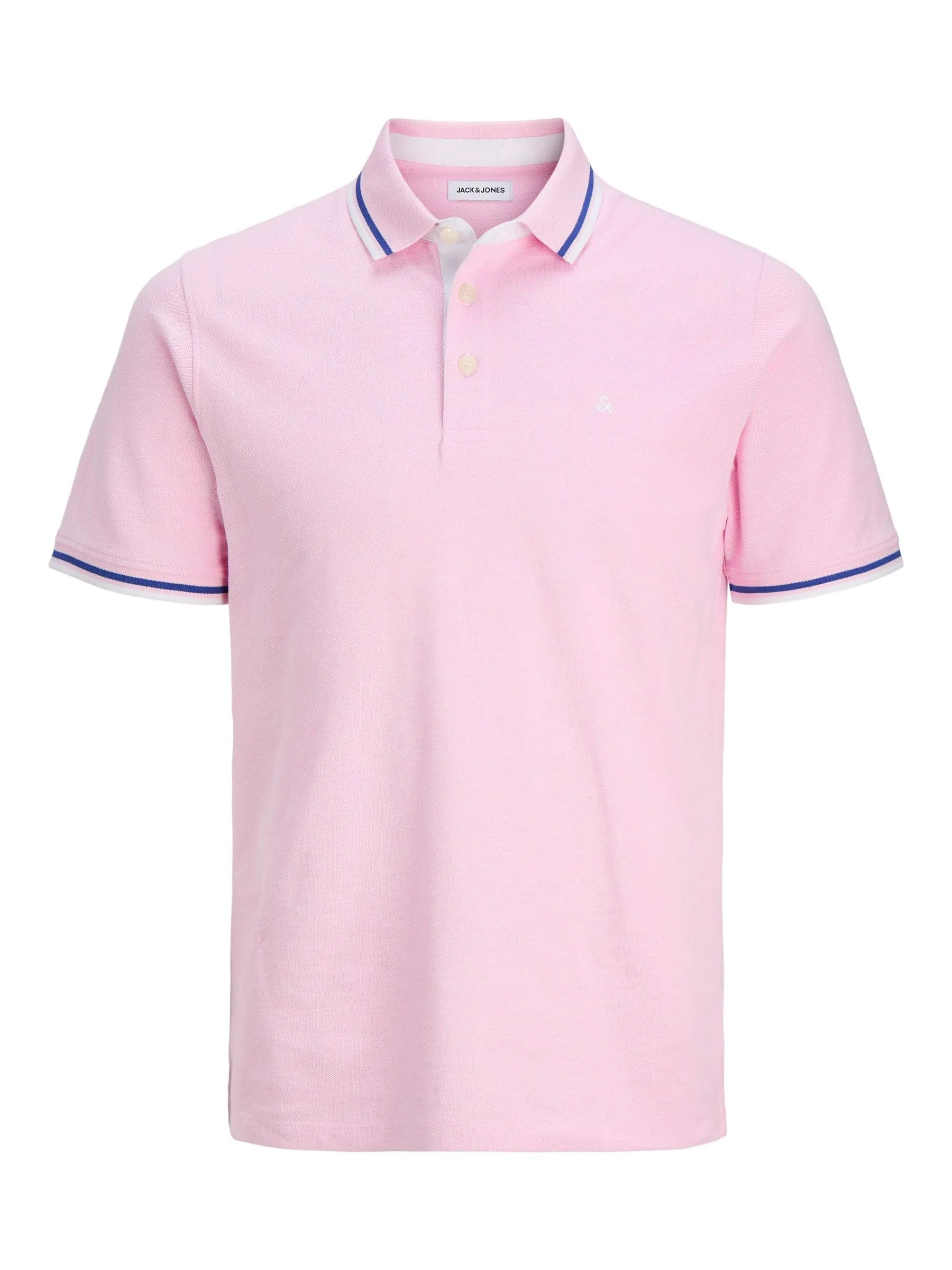 Jack & Jones Jjepaulos Polo S Noos, Prism Pink, M - immagine 1