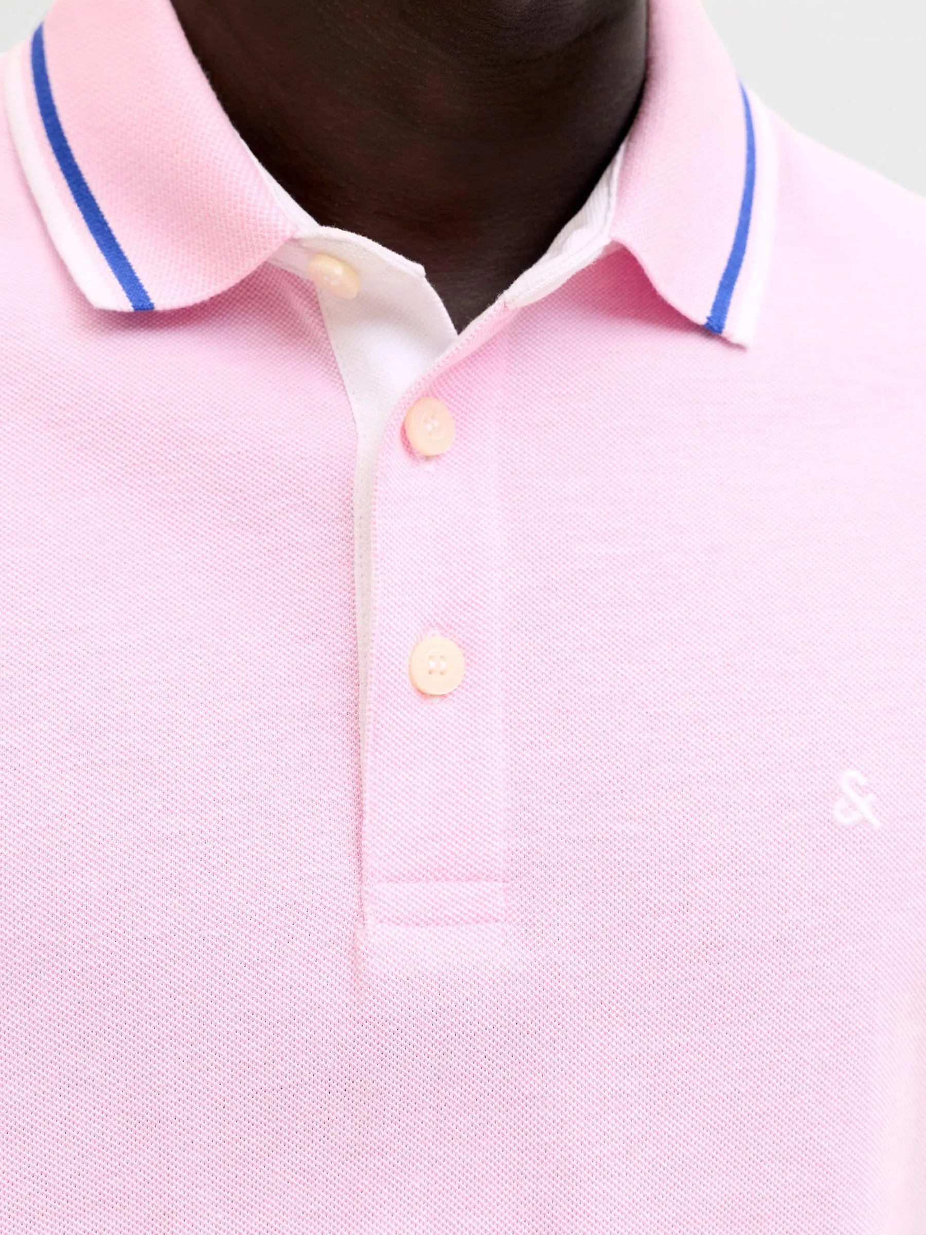 Jack & Jones Jjepaulos Polo S Noos, Prism Pink, M - immagine 2