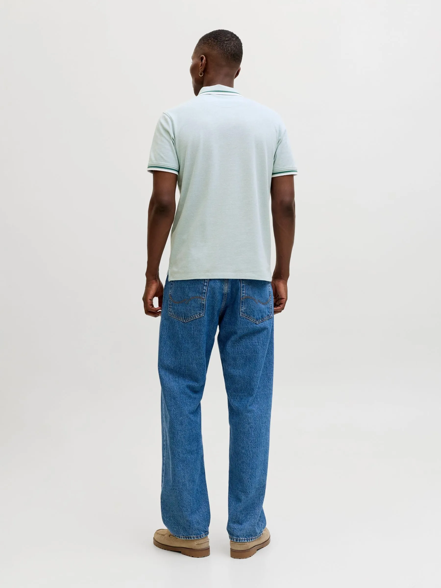 Jack & Jones Jjepaulos Polo S Noos, Mineral Blue, L - immagine 4