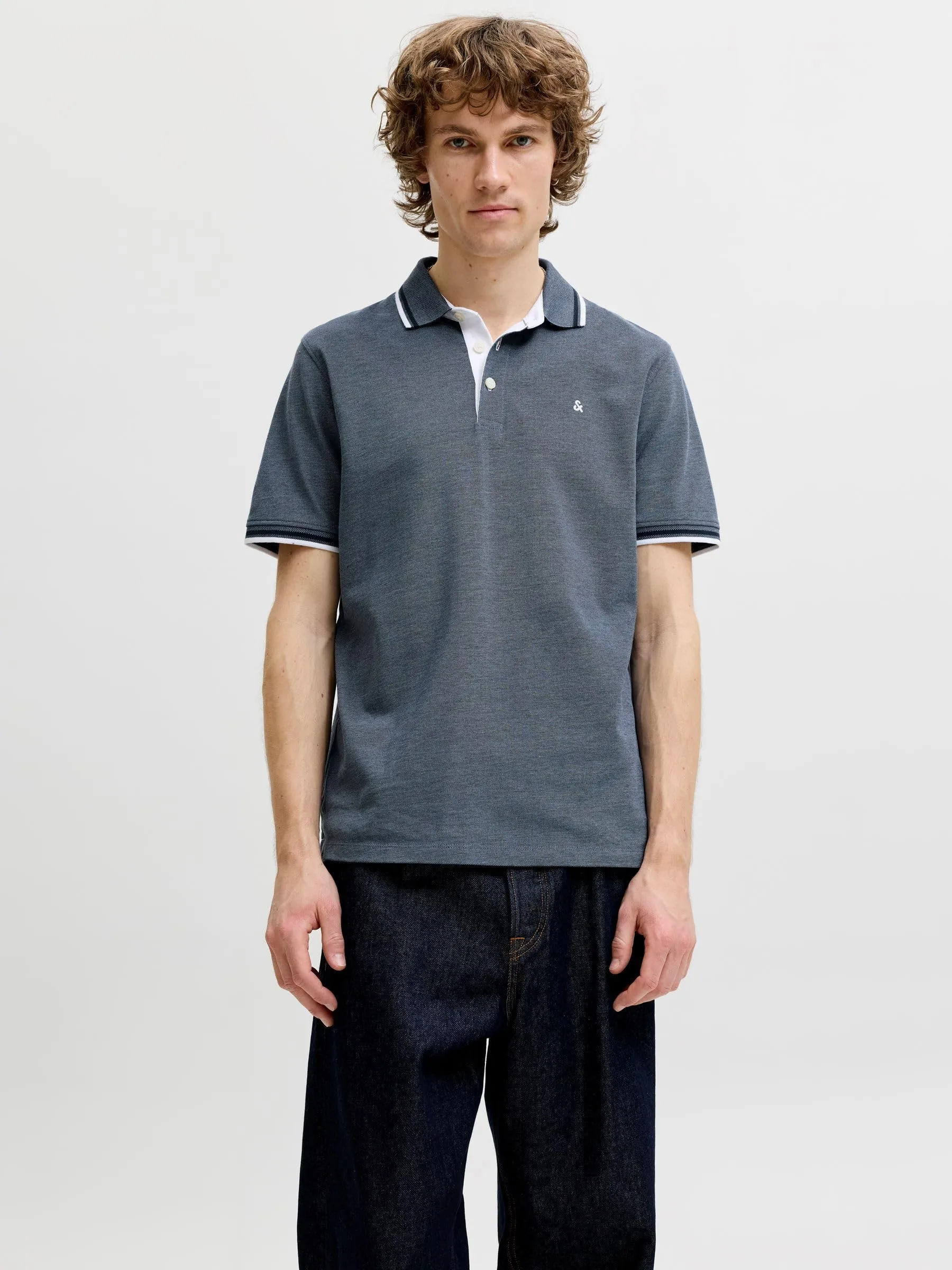 Jack & Jones Jjepaulos Polo S Noos, Miraggio Blu, M - immagine 2