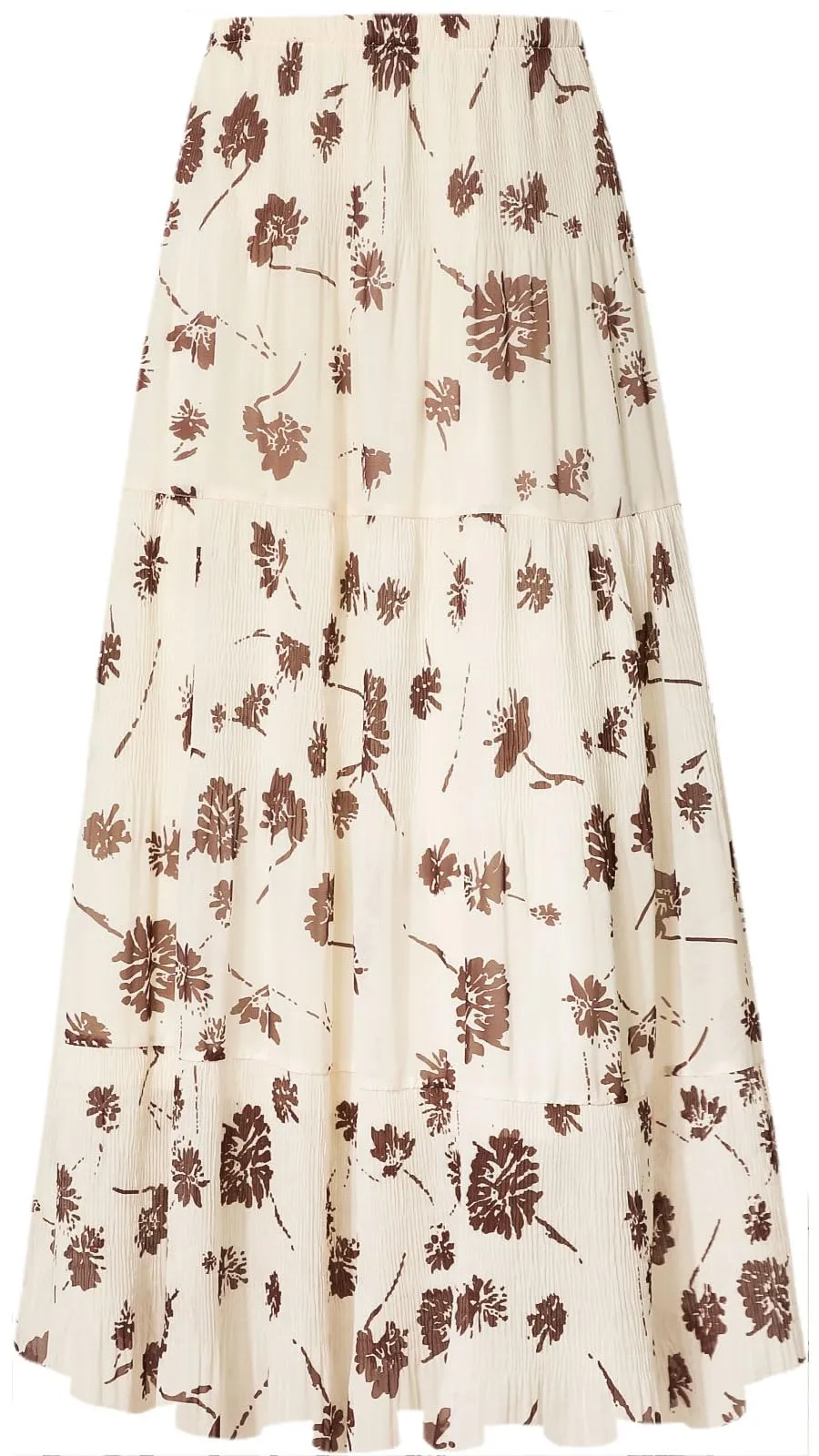 Genfien Gonna Lunga in Chiffon con Fodera da Donna - immagine 1
