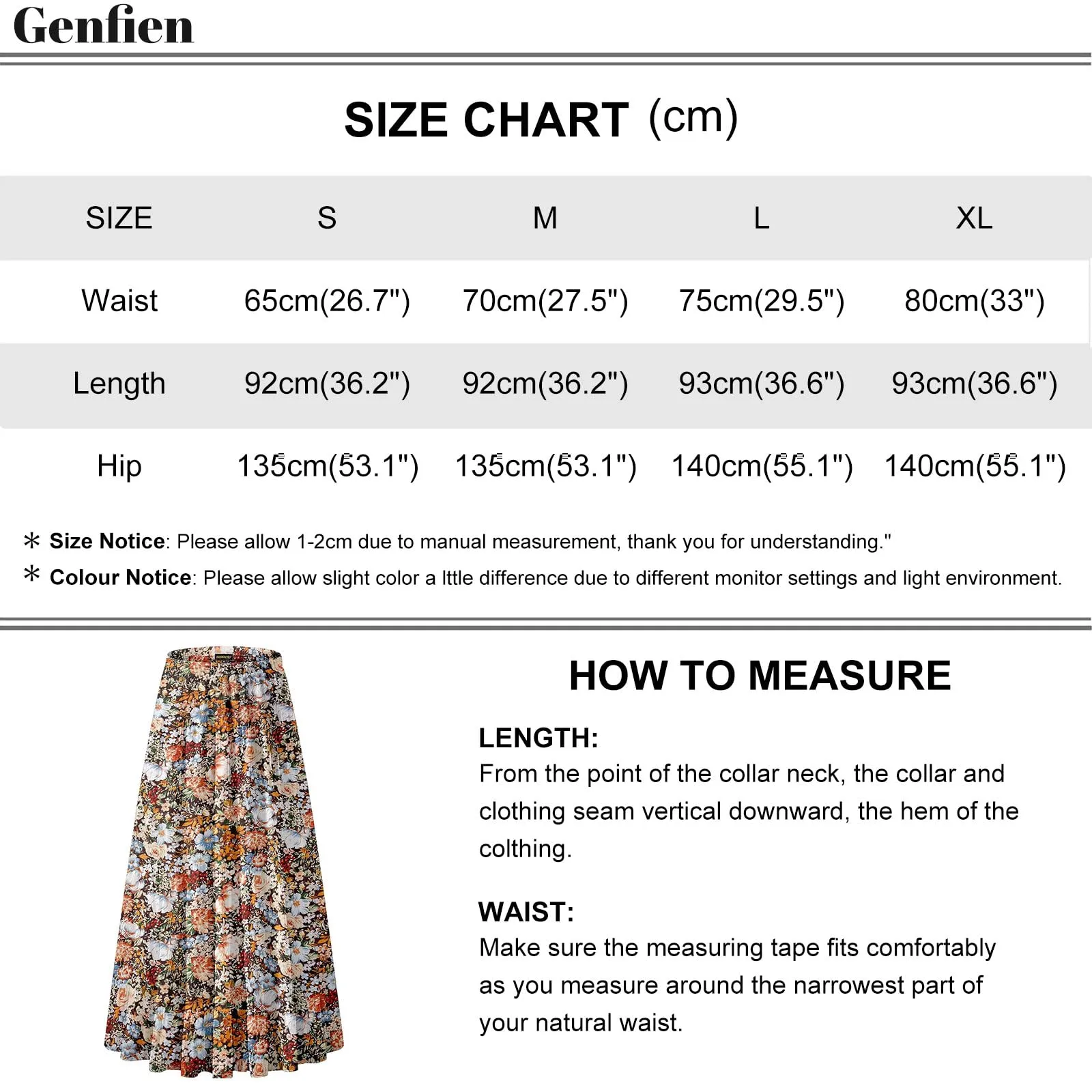 Genfien Gonna Lunga in Chiffon con Fodera da Donna - immagine 7