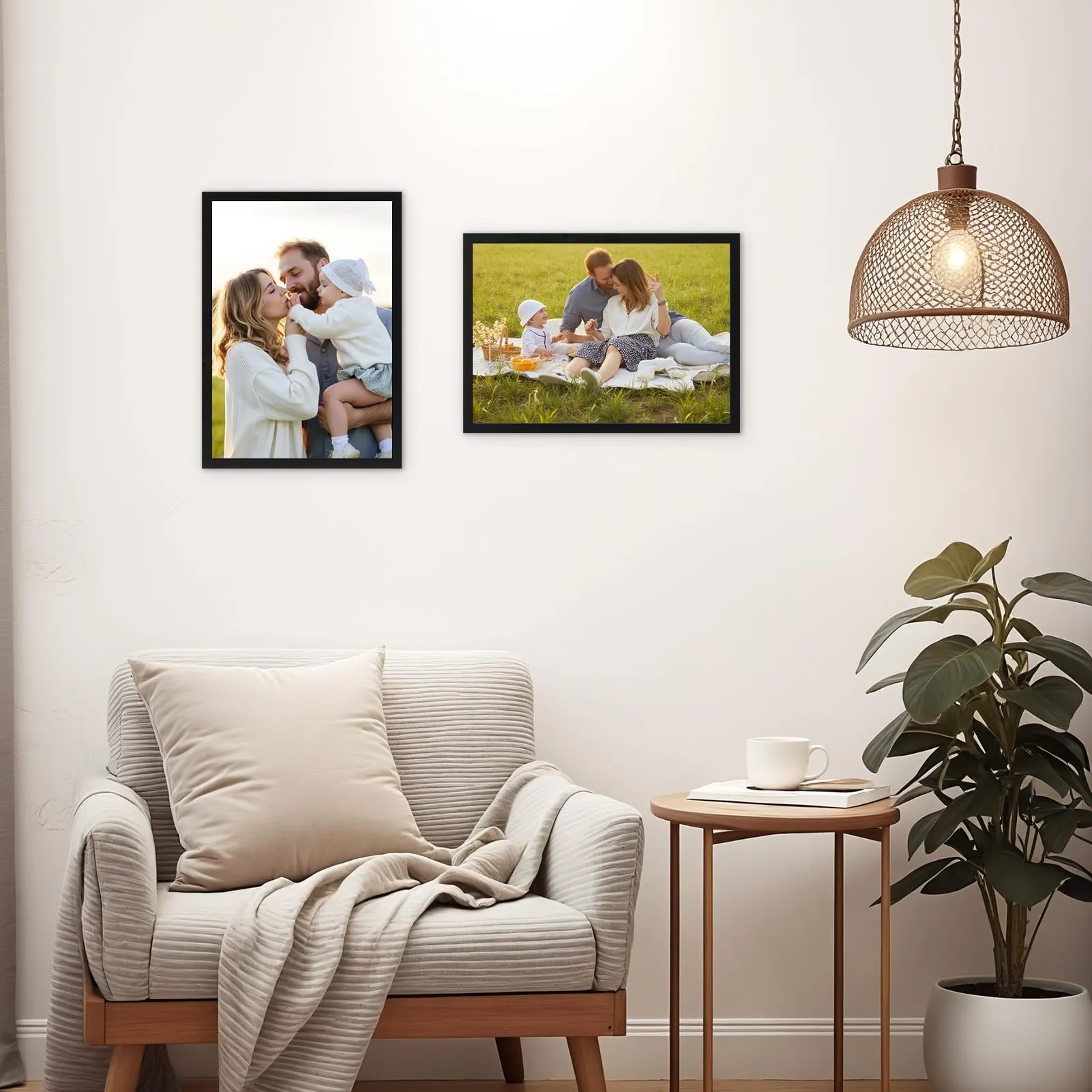 Hoikwo Cornice A4 in PVC Nera, Set da 3 Pezzi - immagine 5