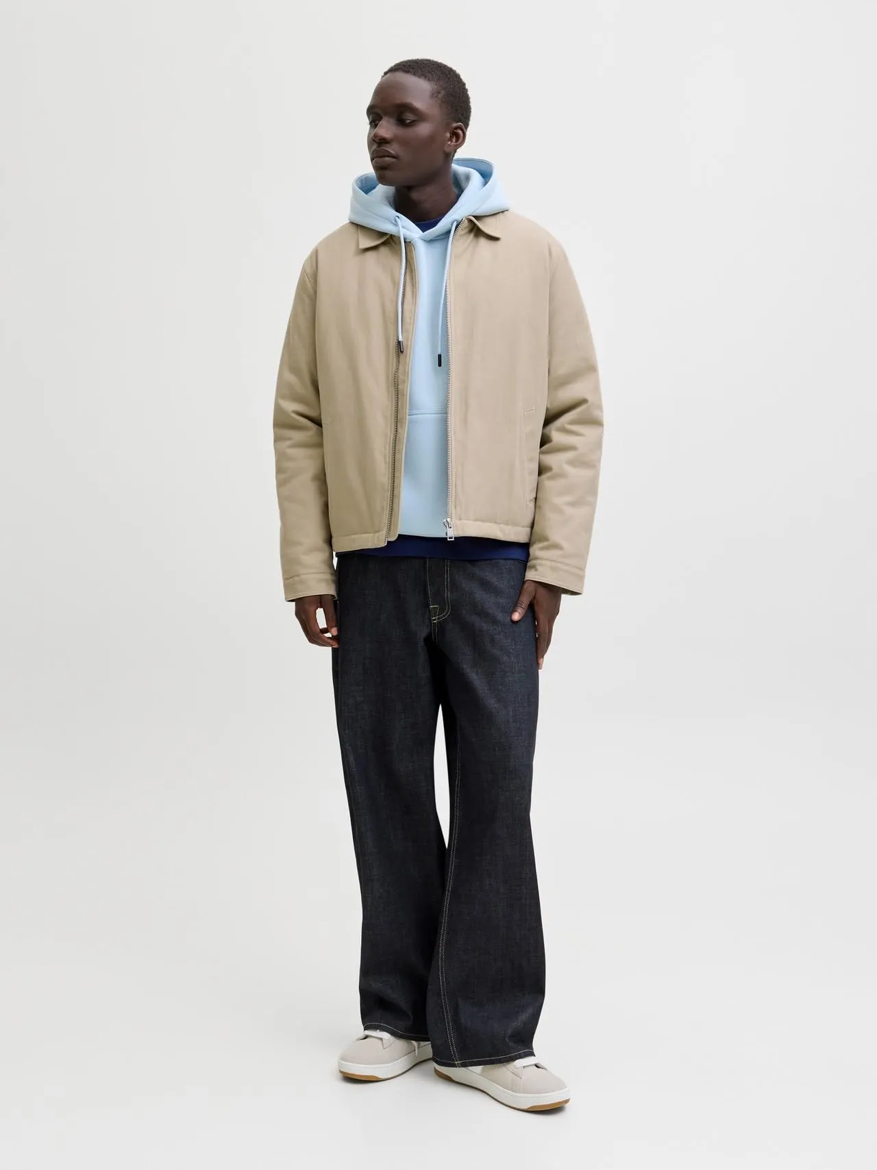 Jack & Jones Jjebradley Felpa con Cappuccio Noos, Celestial Blue, M - immagine 3