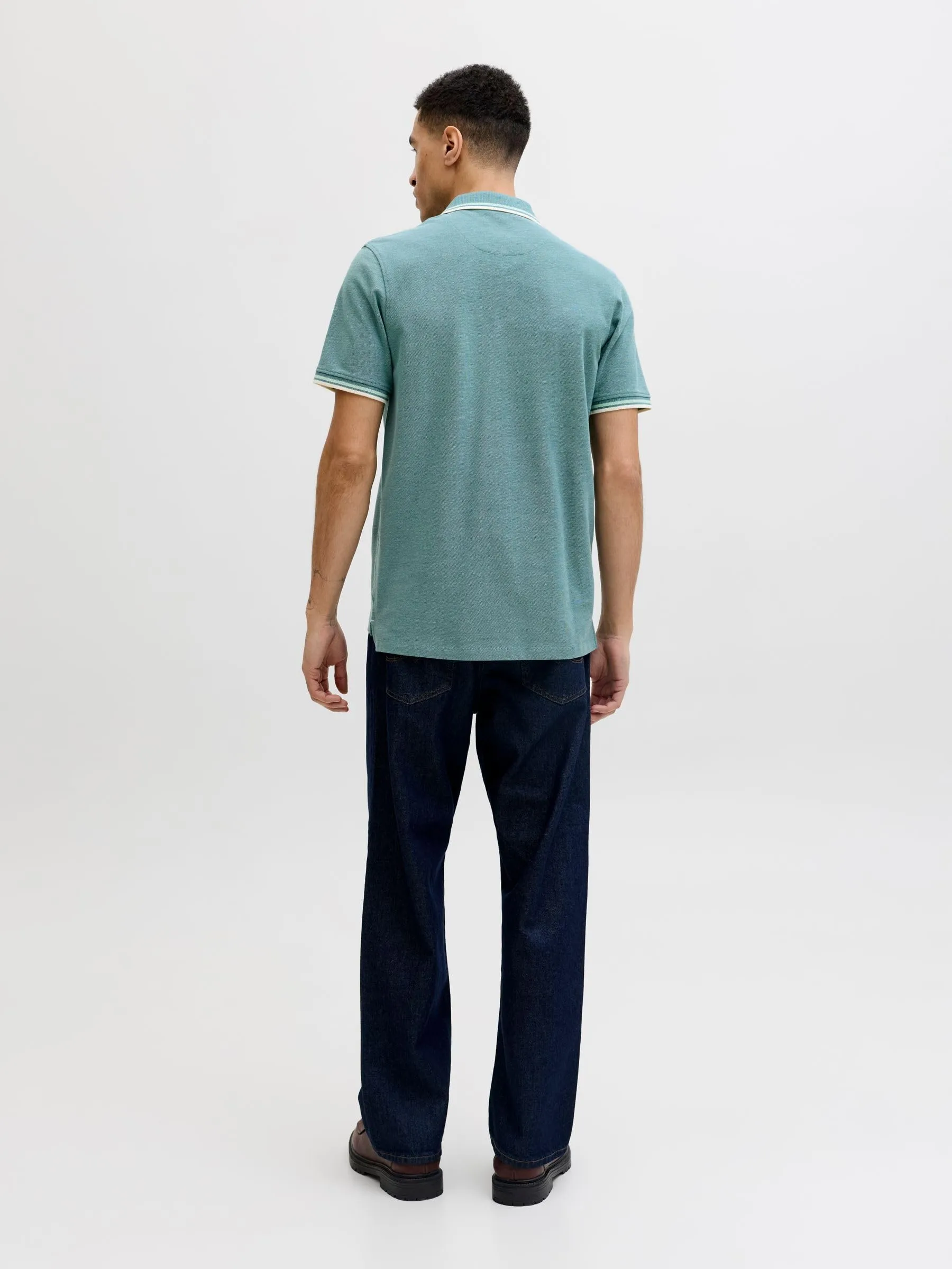 Jack & Jones Jjepaulos Polo S Noos, Profondo Atlantico, S - immagine 3