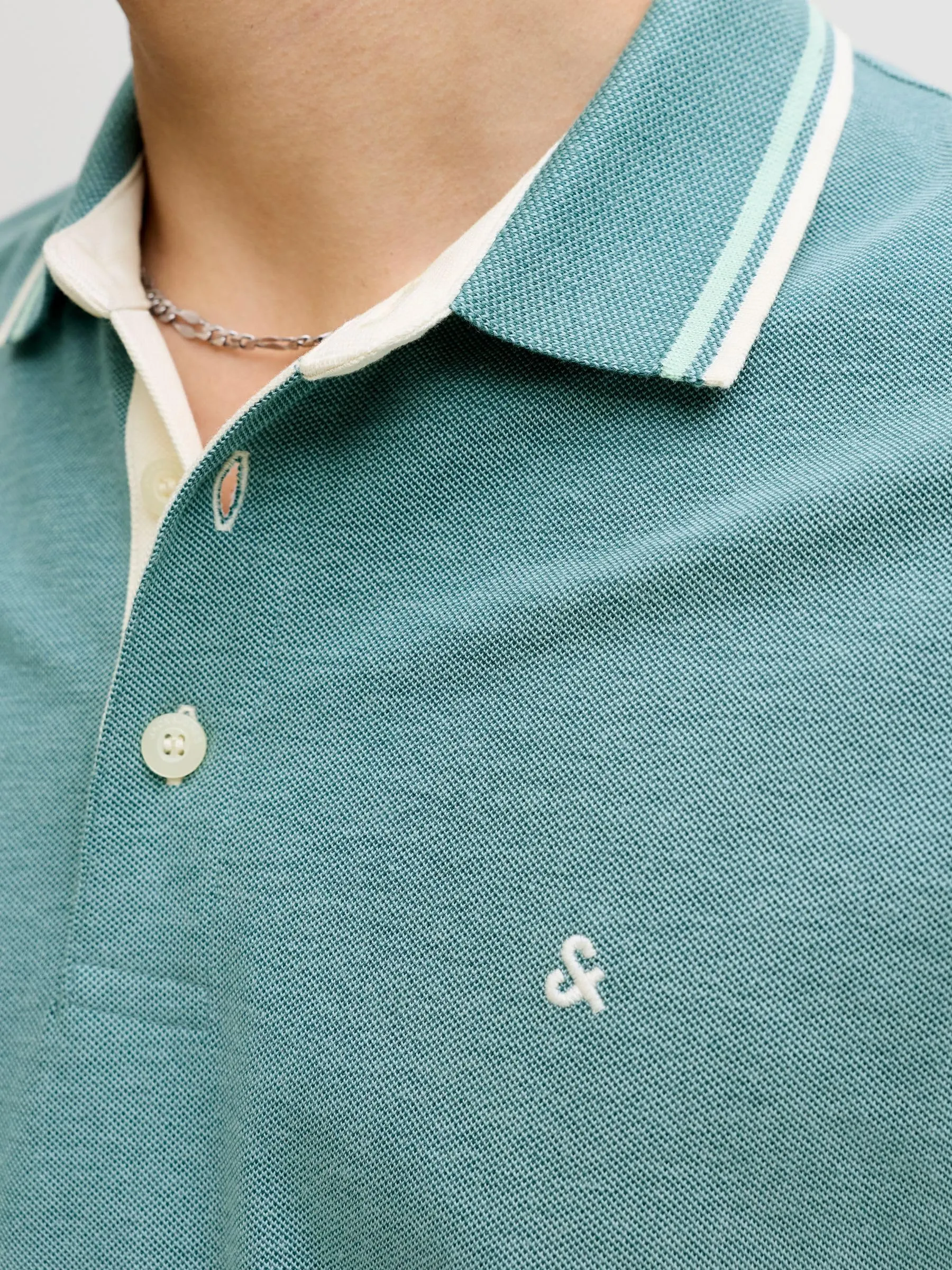 Jack & Jones Jjepaulos Polo S Noos, Profondo Atlantico, S - immagine 5