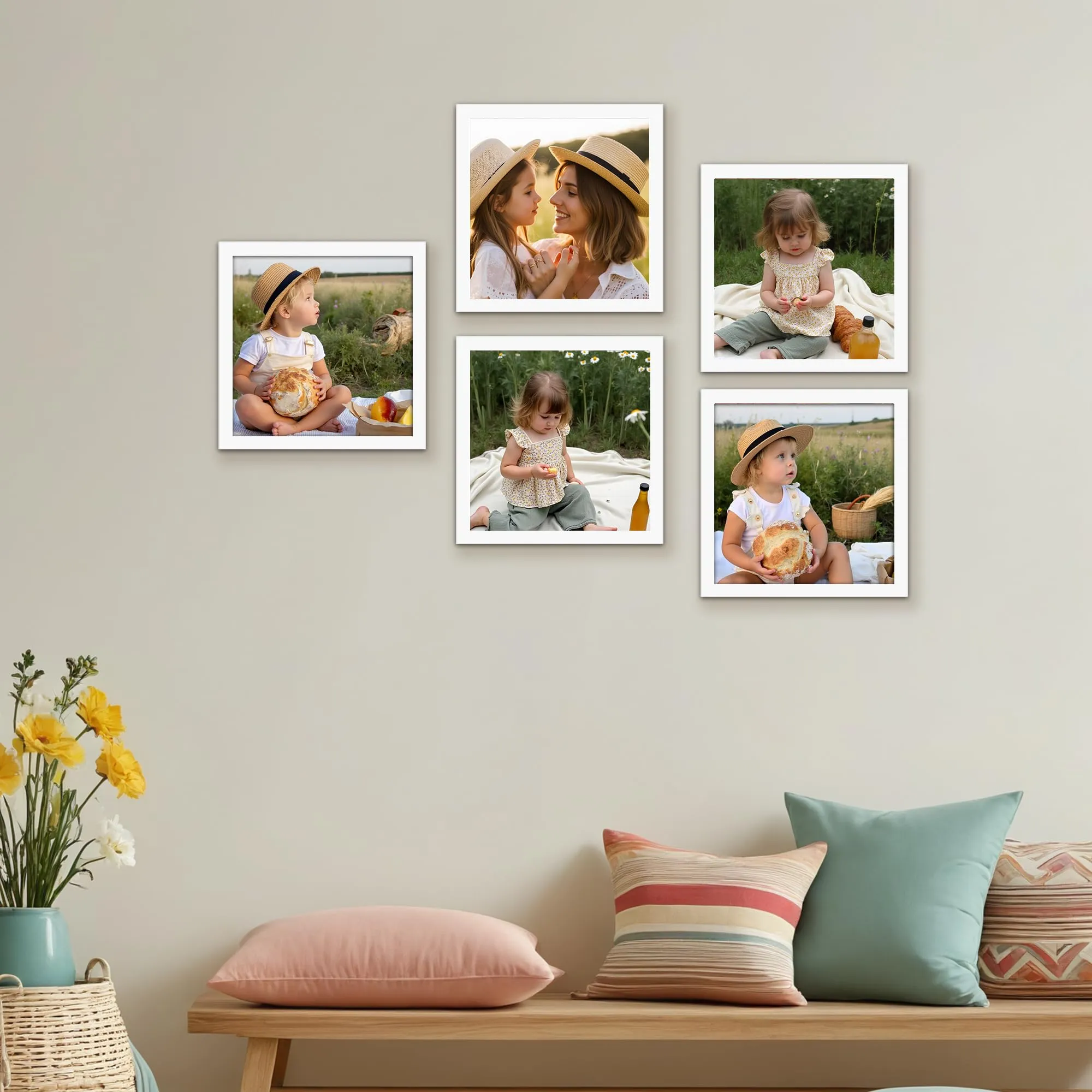 Ditwis Cornice Quadrata 15x15 Bianca - immagine 4