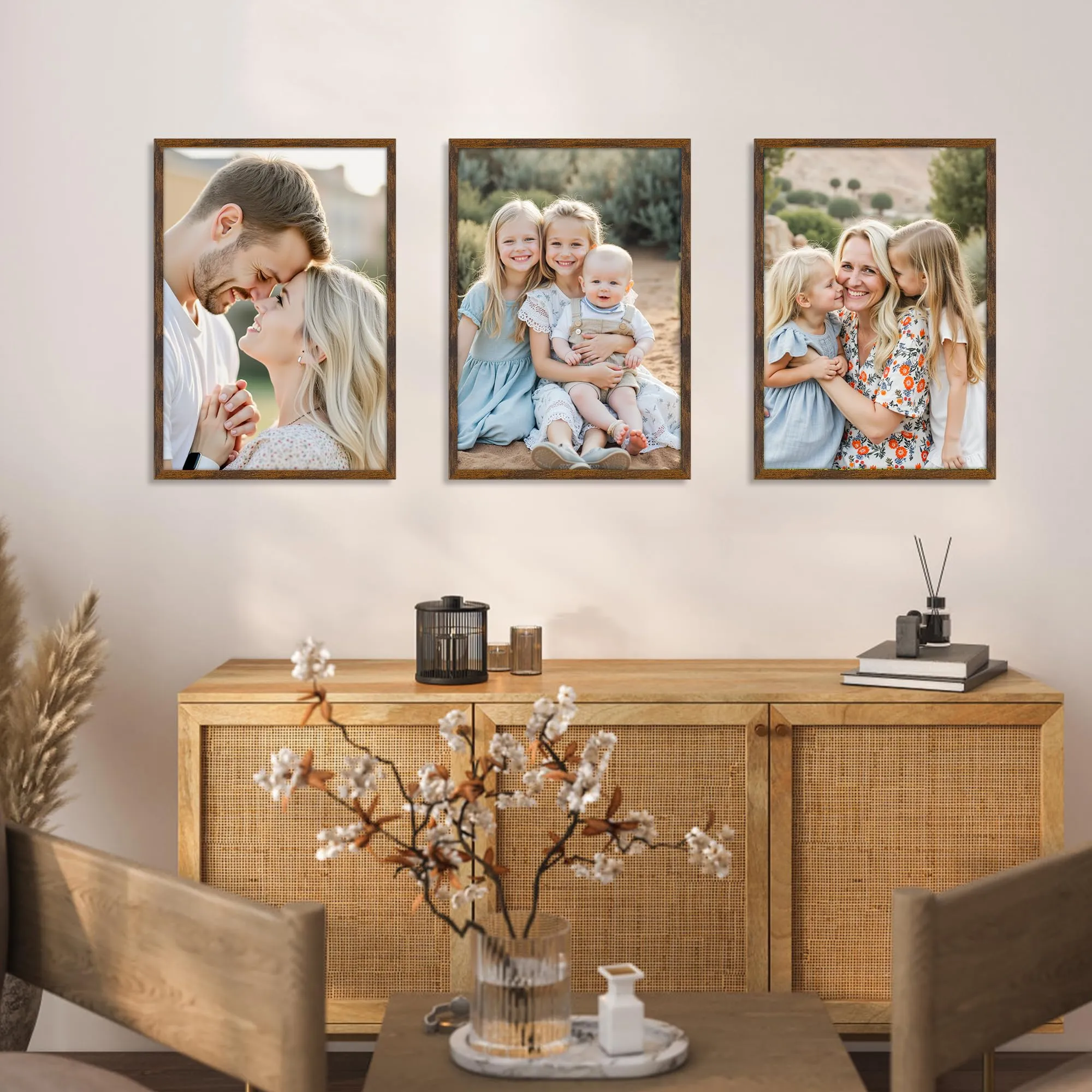 Ditwis Cornice 30x45 cm Marrone per Poster, Foto e Opere d'Arte - immagine 4