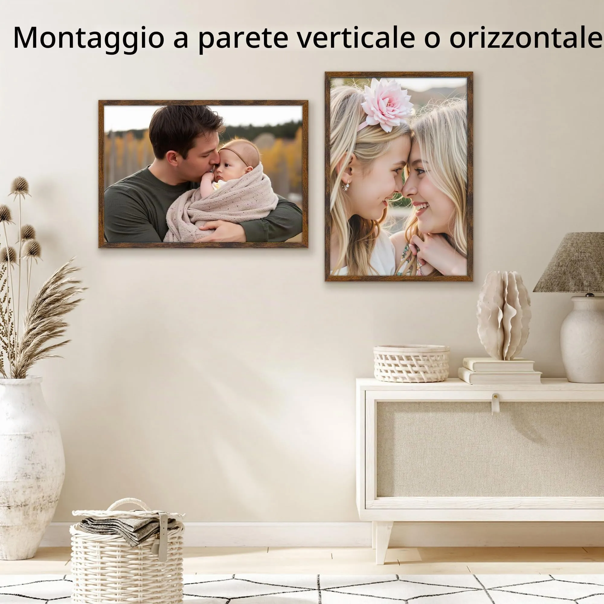 Ditwis Cornice 30x45 cm Marrone per Poster, Foto e Opere d'Arte - immagine 5