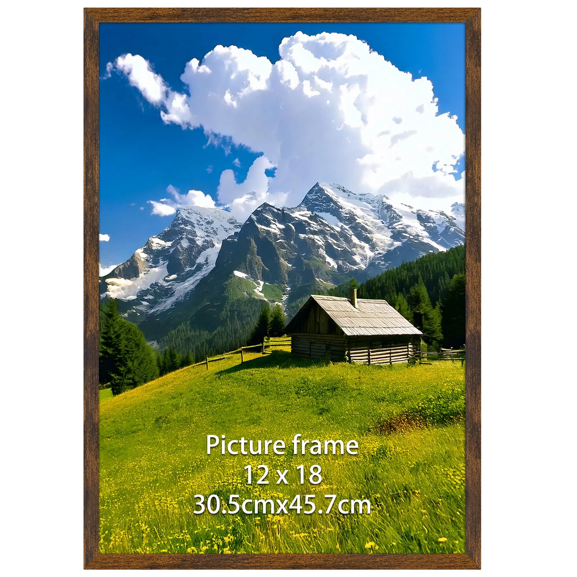 Ditwis Cornice 30x45 cm Marrone per Poster, Foto e Opere d'Arte - immagine 9