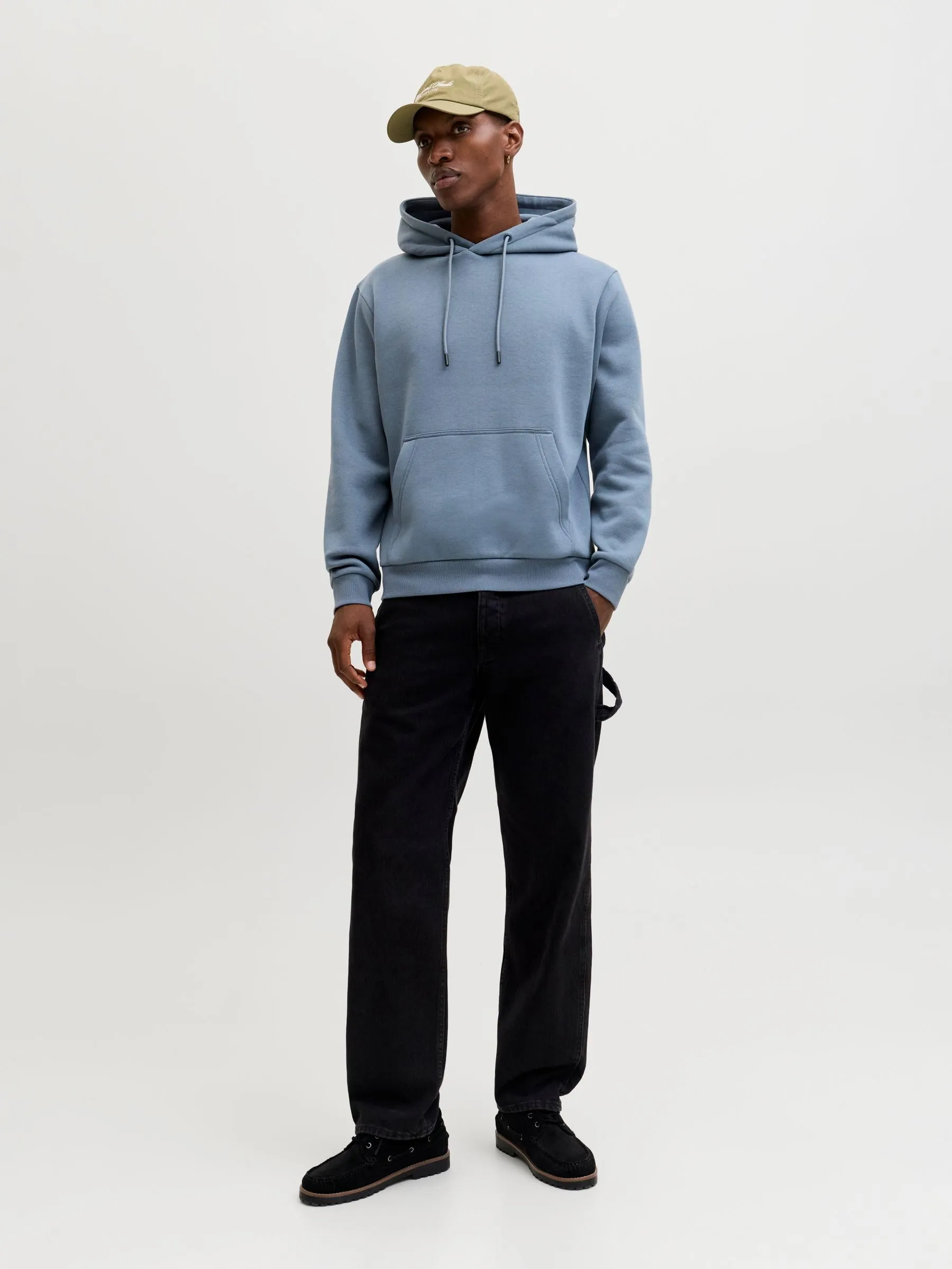 Jack & Jones Jjebradley Felpa con Cappuccio Noos, Blue Mirage, M - immagine 3