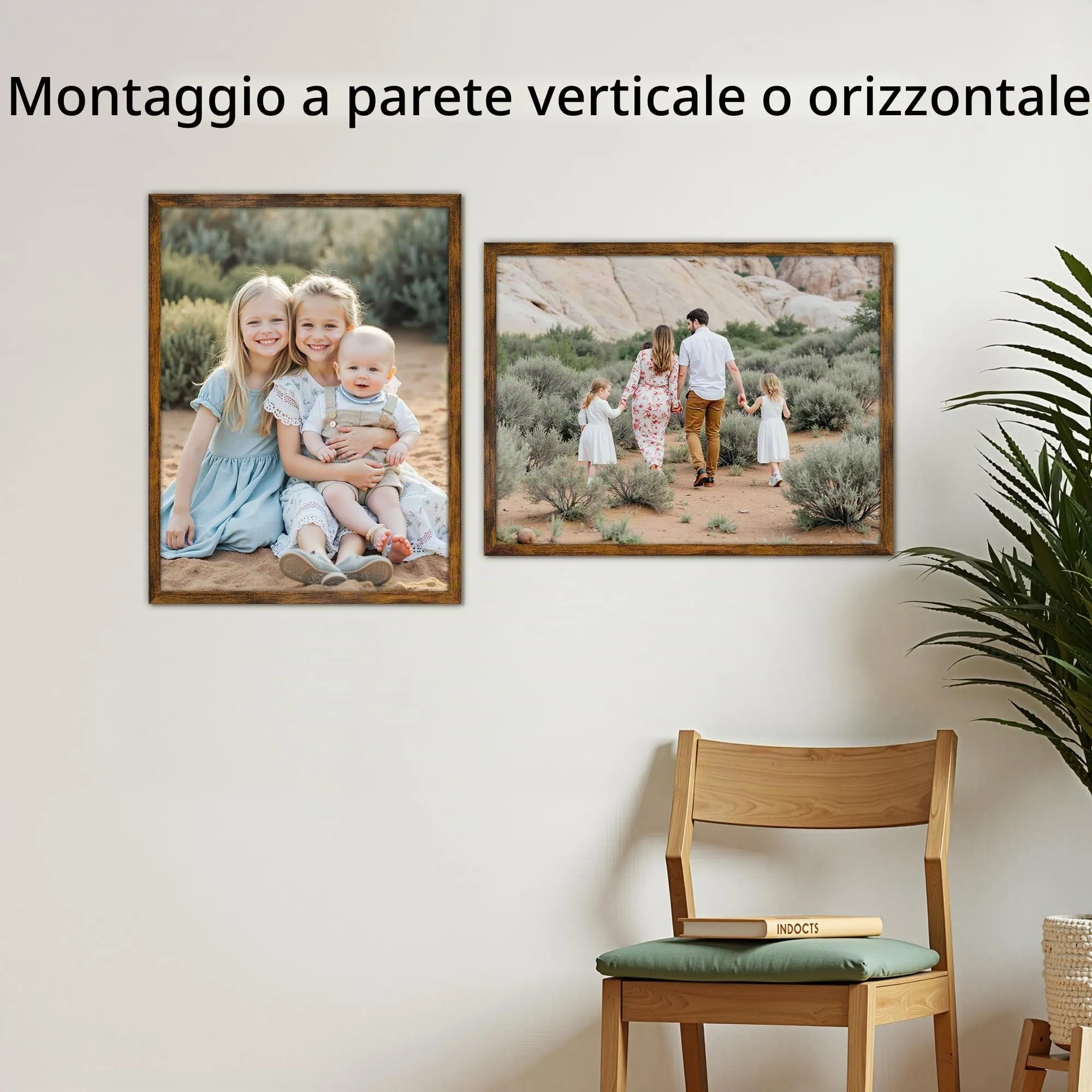 Ditwis Cornice 30x40 cm Marrone per Poster, Foto e Opere d'Arte - immagine 5