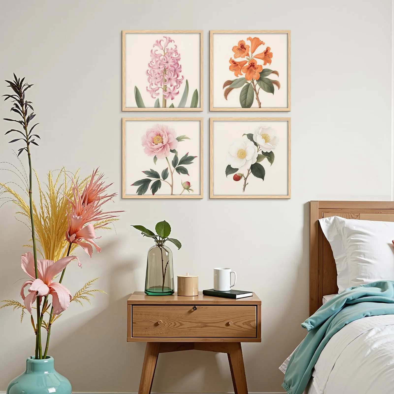 Ditwis Cornice Quadrata 30x30 cm, Color Naturale - immagine 5