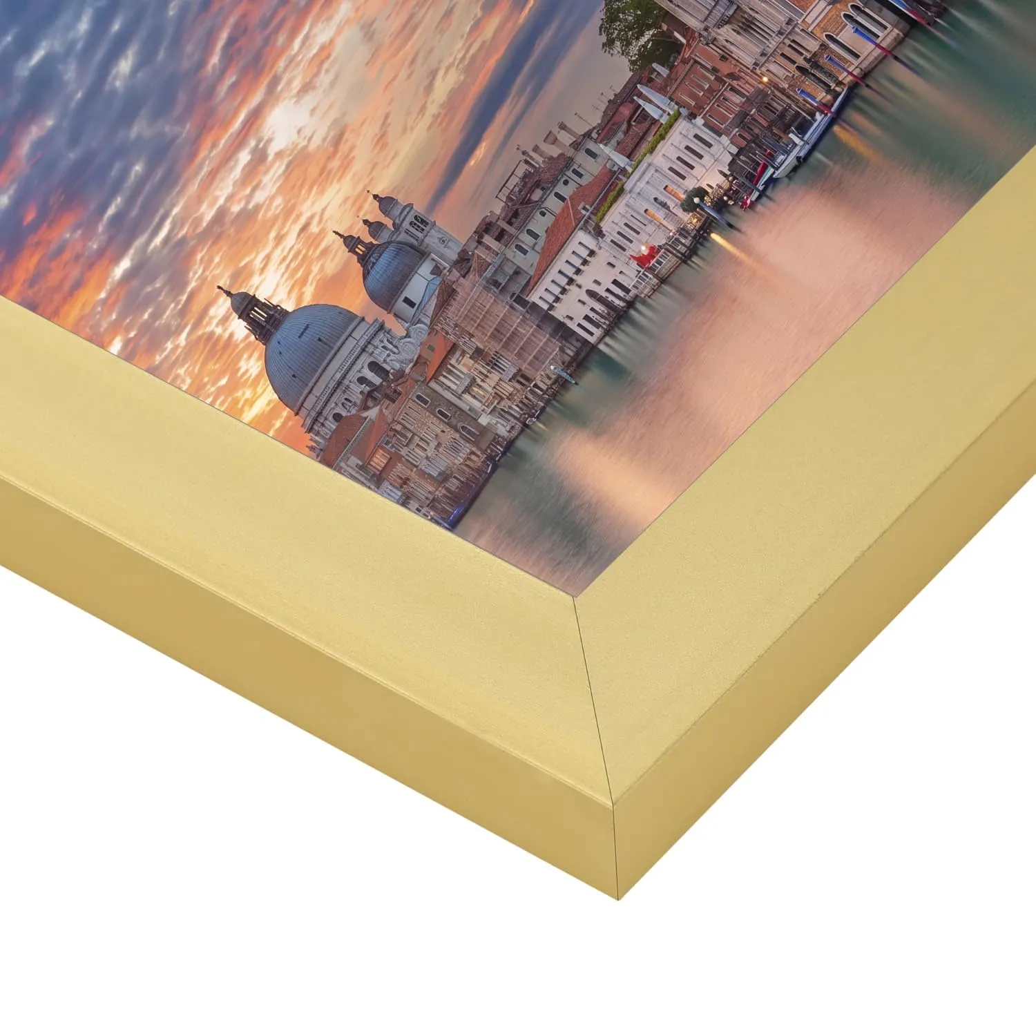 Ditwis Cornice in Alluminio Oro 40x60 cm per Poster, Foto e Opere d'Arte - immagine 7