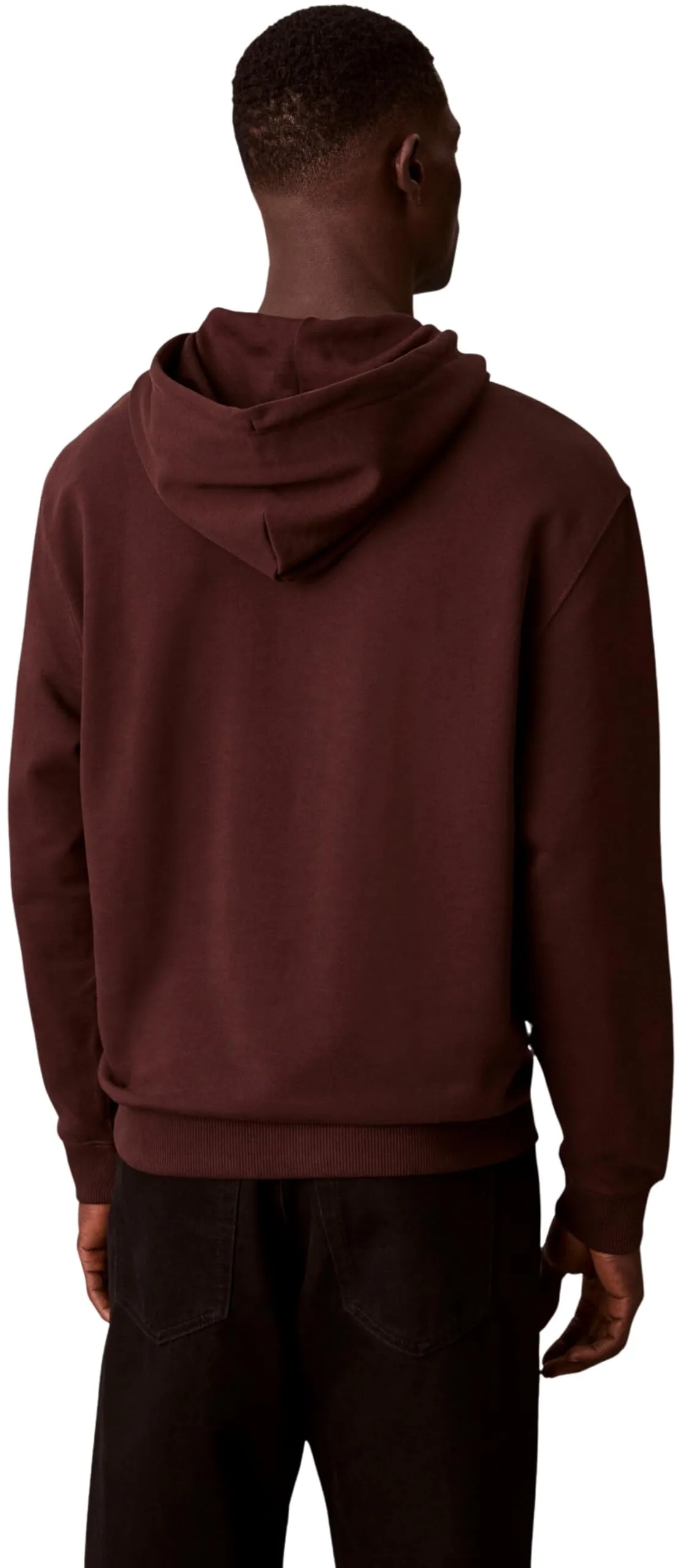 Calvin Klein Uomo Felpa con Cappuccio Terry Graphic con Tasca a Marsupio, Rich Brown, XL - immagine 3